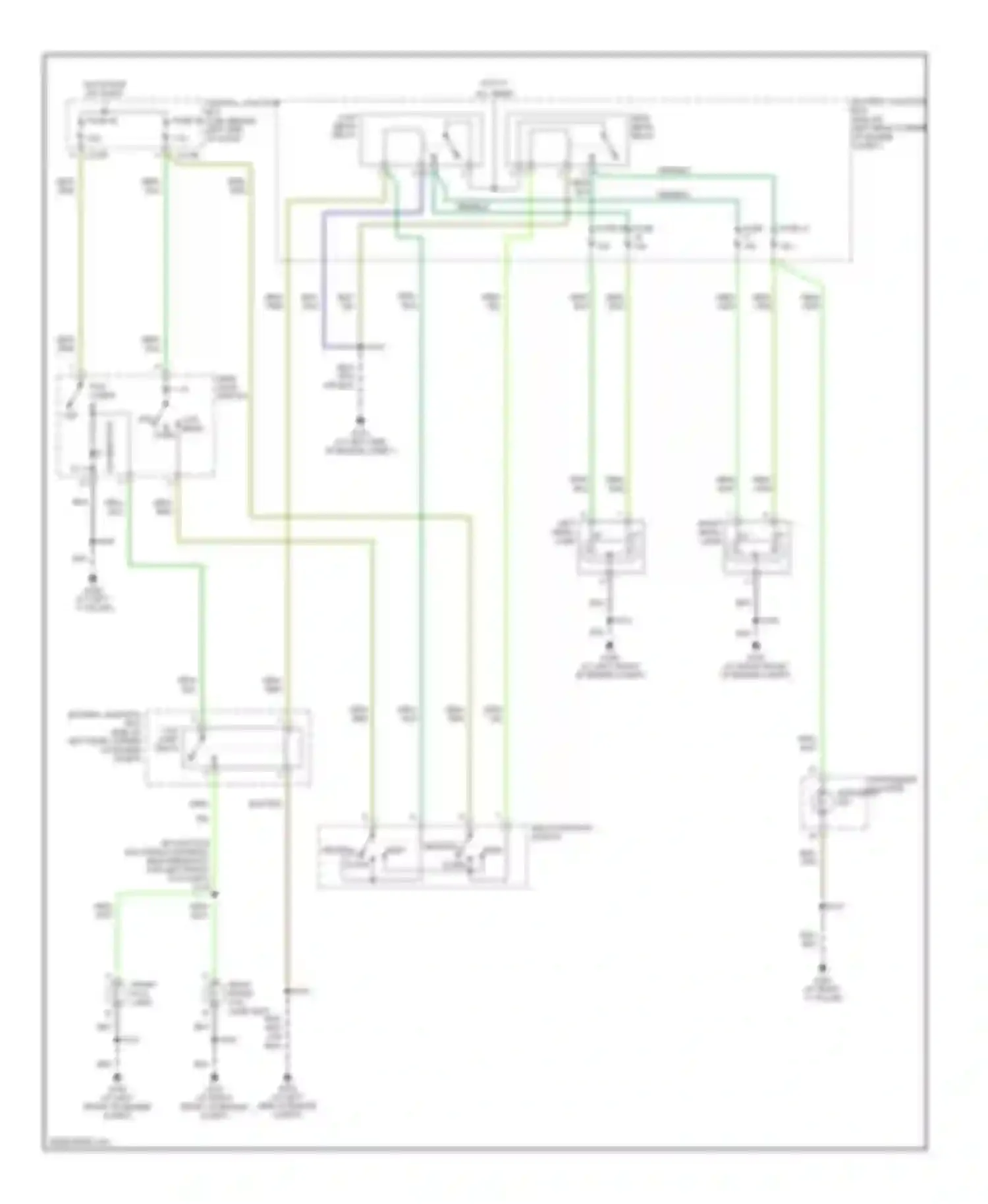 Wiring diagram blk/org for Ford Focus I facelift (2001-2007) (13 of 29)