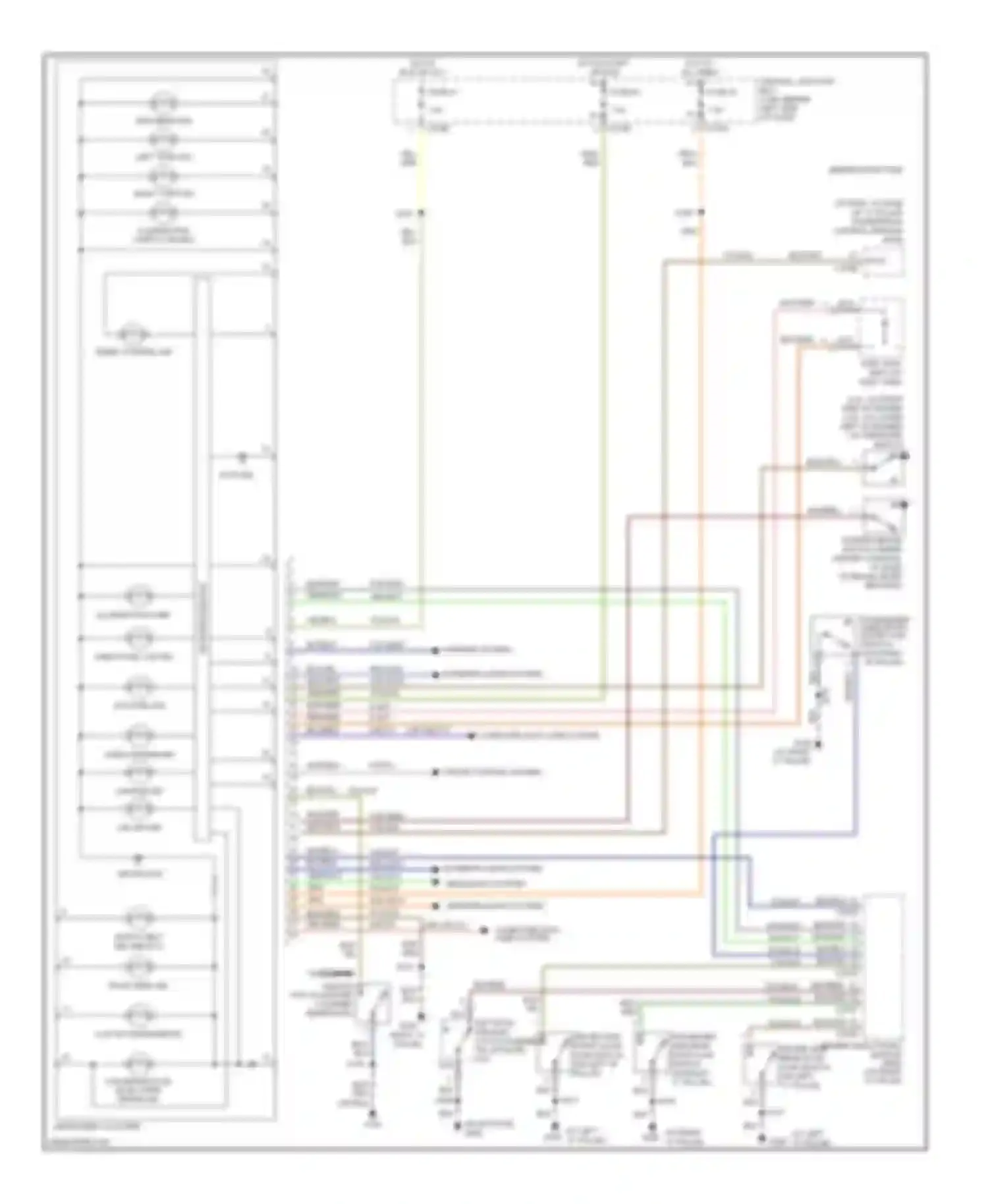 Wiring diagram computer data lines system for Ford Focus I facelift (2001-2007) (4 of 9)
