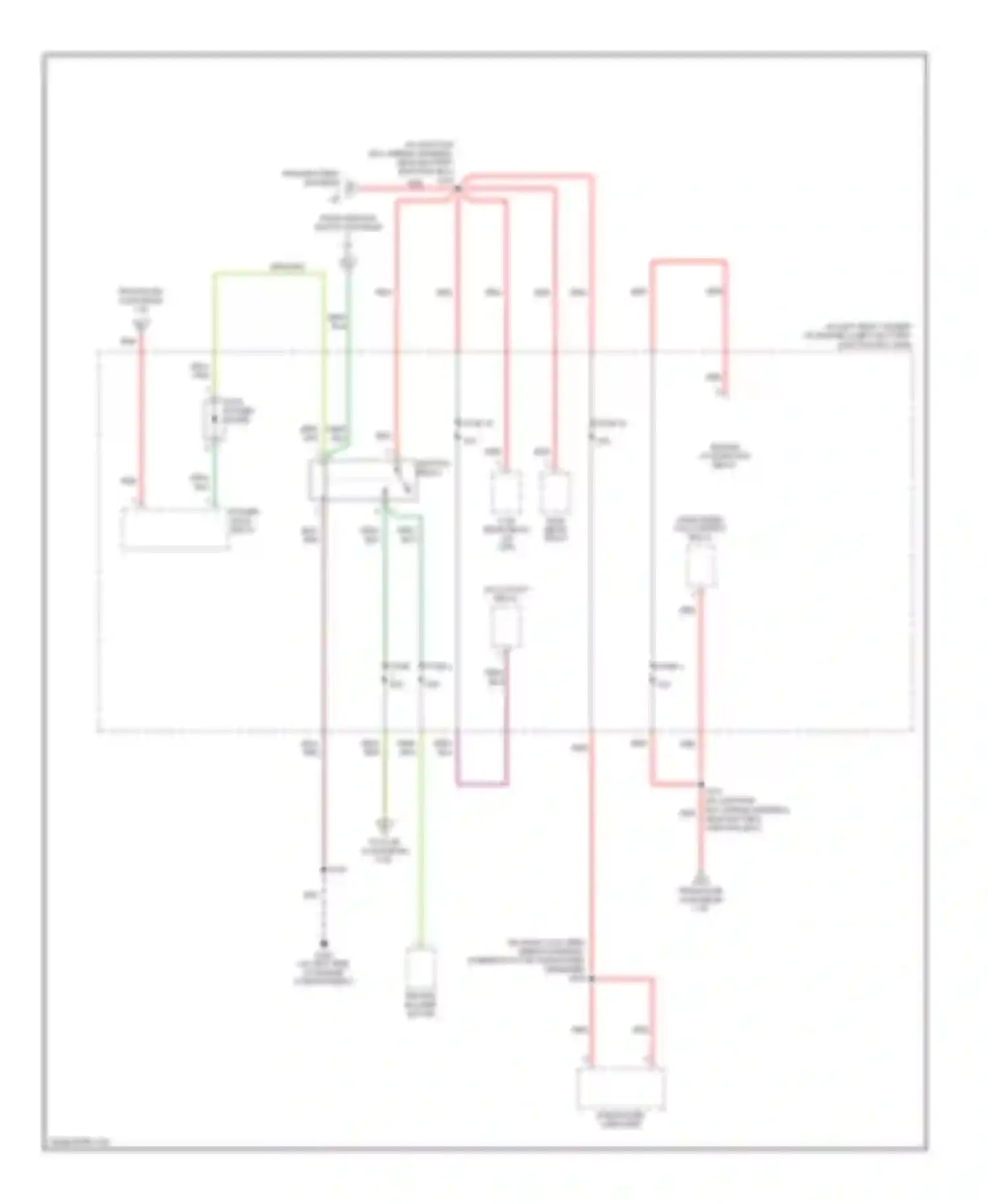 Wiring diagram fuse 2 for Ford Focus I facelift (2001-2007) (3 of 3)