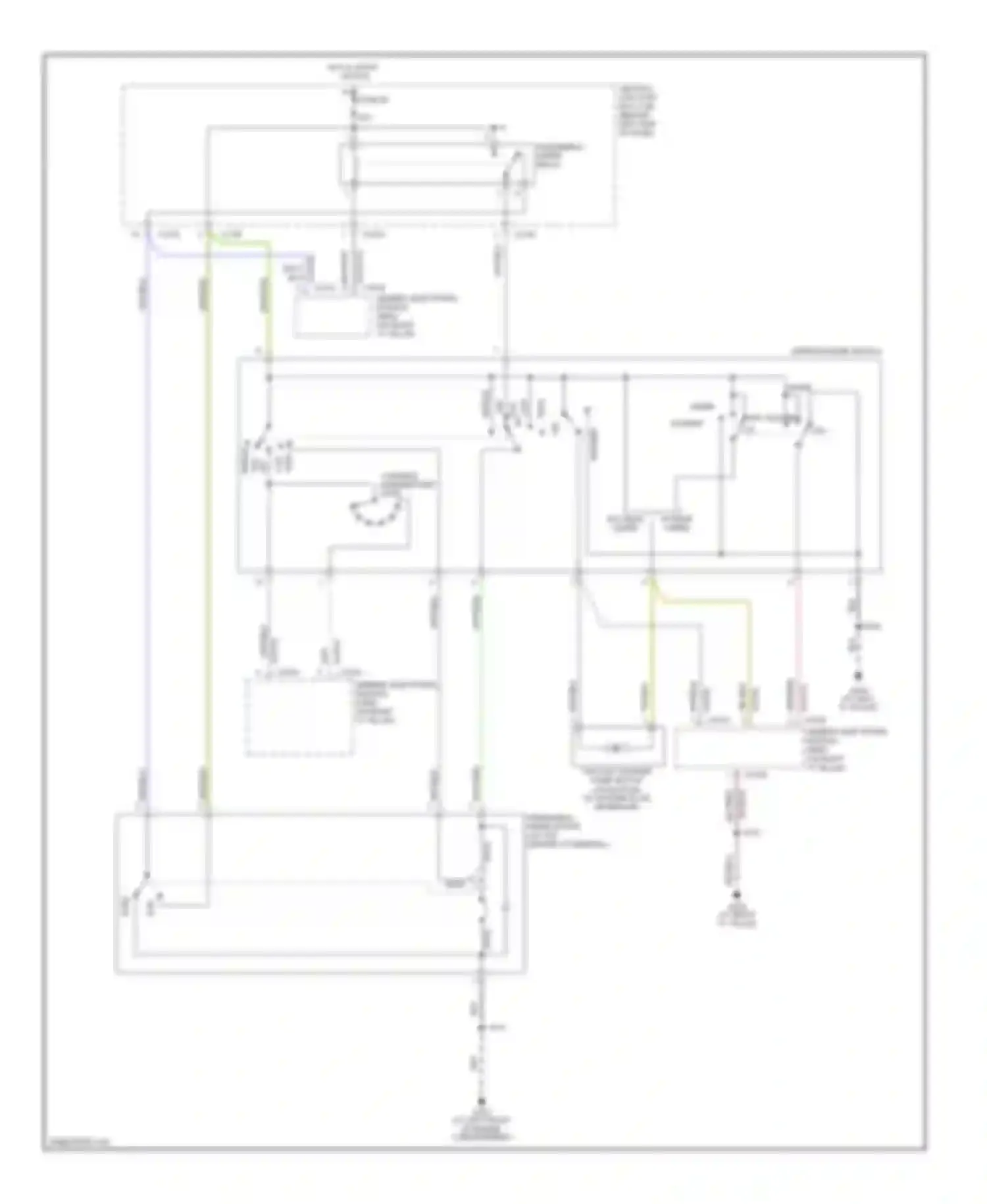 Wiring diagram low high for Ford Focus I facelift (2001-2007) (1 of 1)
