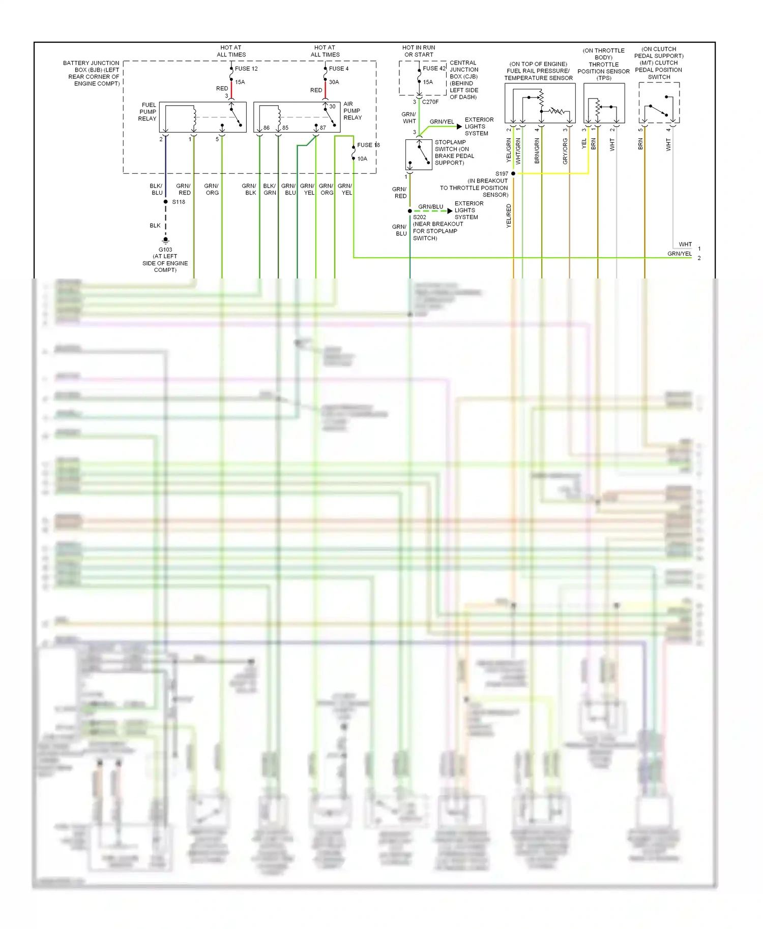 Wiring diagram nca for Ford Focus I facelift (2001-2007) (8 of 22)