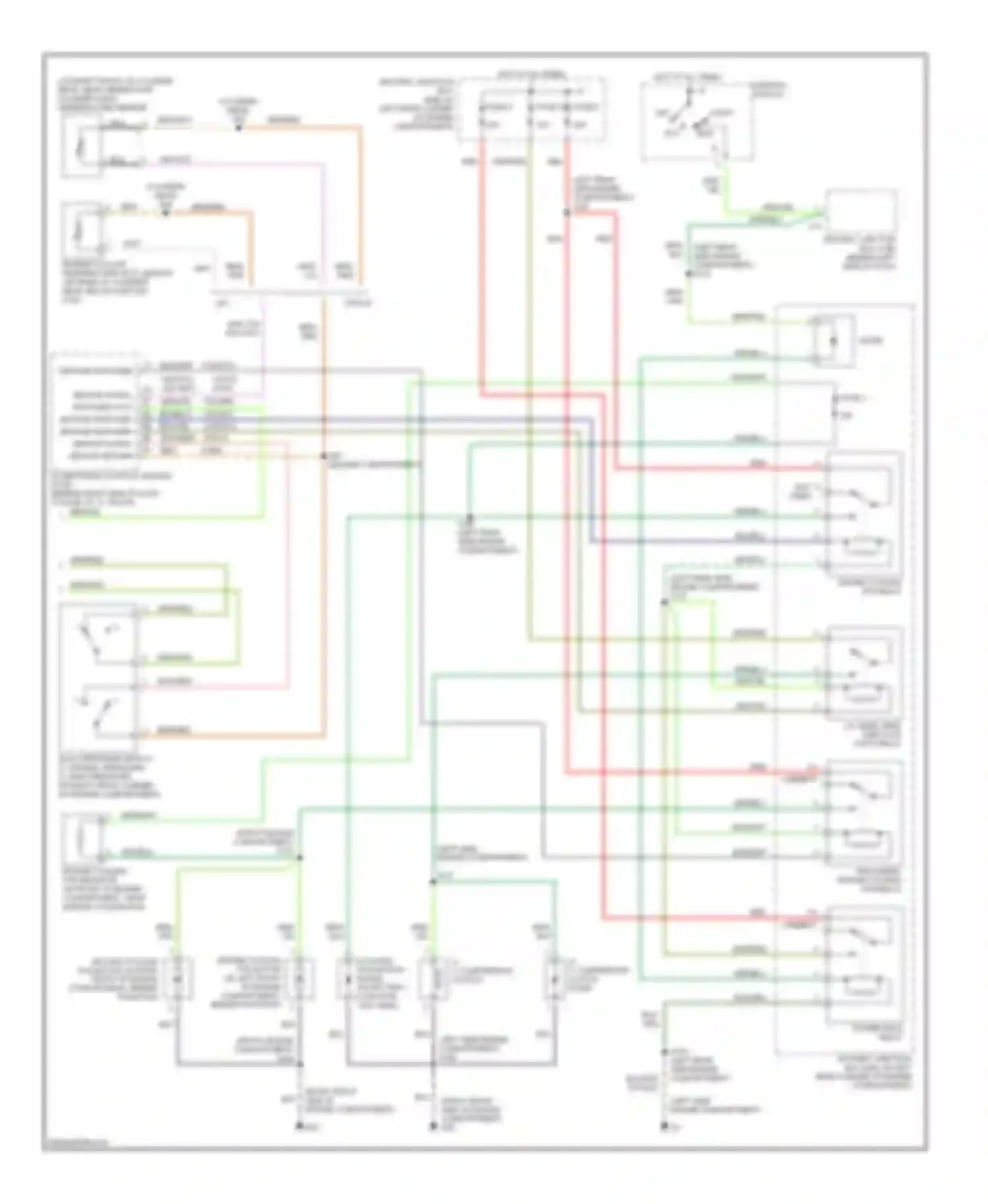 Focus Ford I (1998-2004): Manual a/c circuit, except svt (2 of 2)