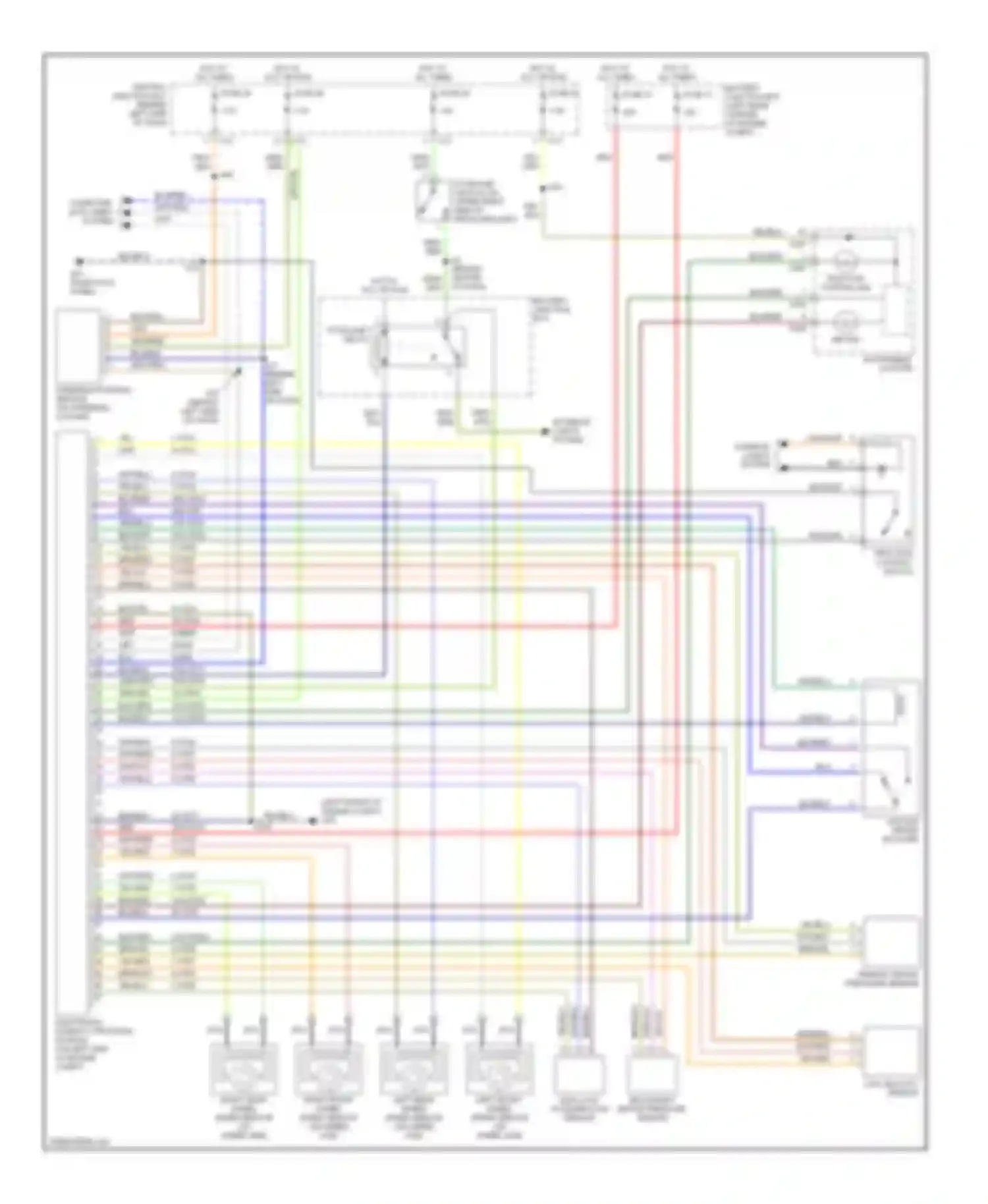 Focus Ford I (1998-2004): Anti-lock brake circuits, with traction control