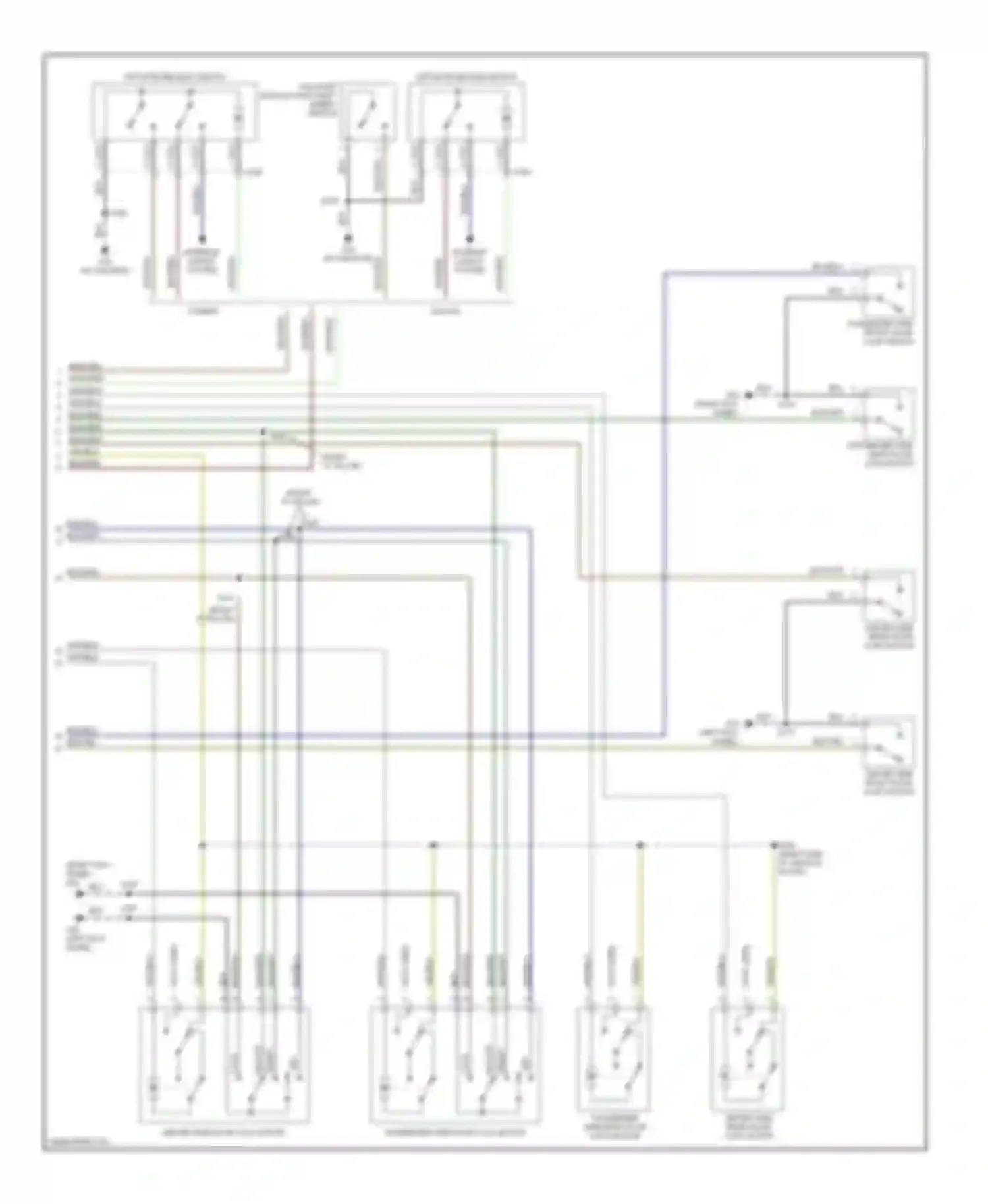 Focus Ford I (1998-2004): Forced entry circuit (2 of 2)