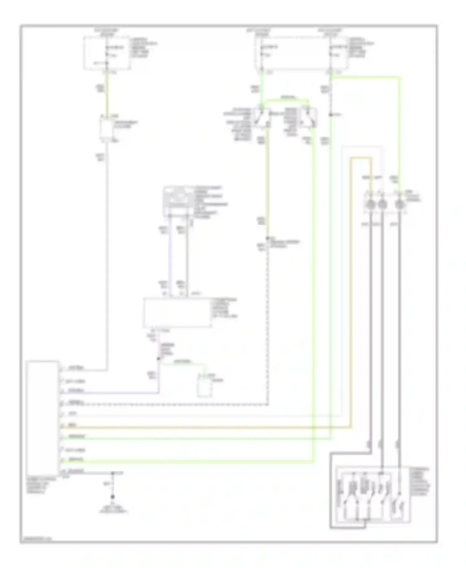 Focus Ford I (1998-2004): Cruise control circuit, a/t