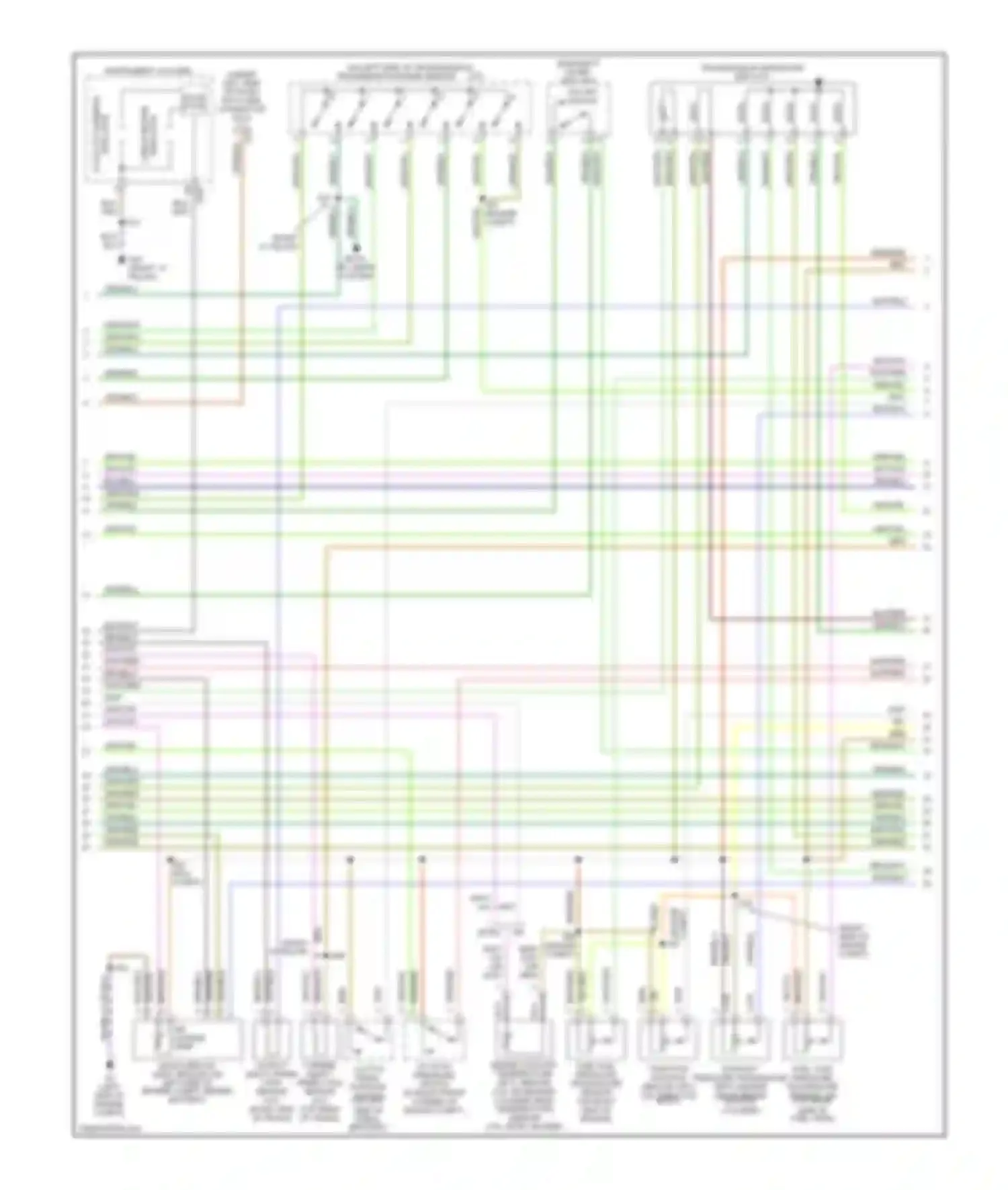 Focus Ford I (1998-2004): Wiring diagram engine performance 2.0ls, except svt (2 of 3)