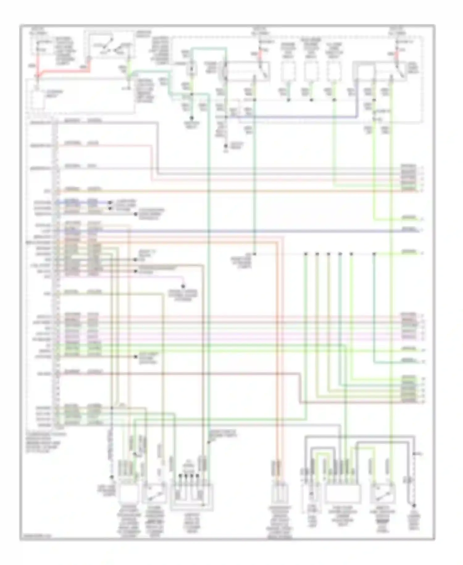 Focus Ford I (1998-2004): Wiring diagram engine performance 2.0ls, svt (1 of 3)