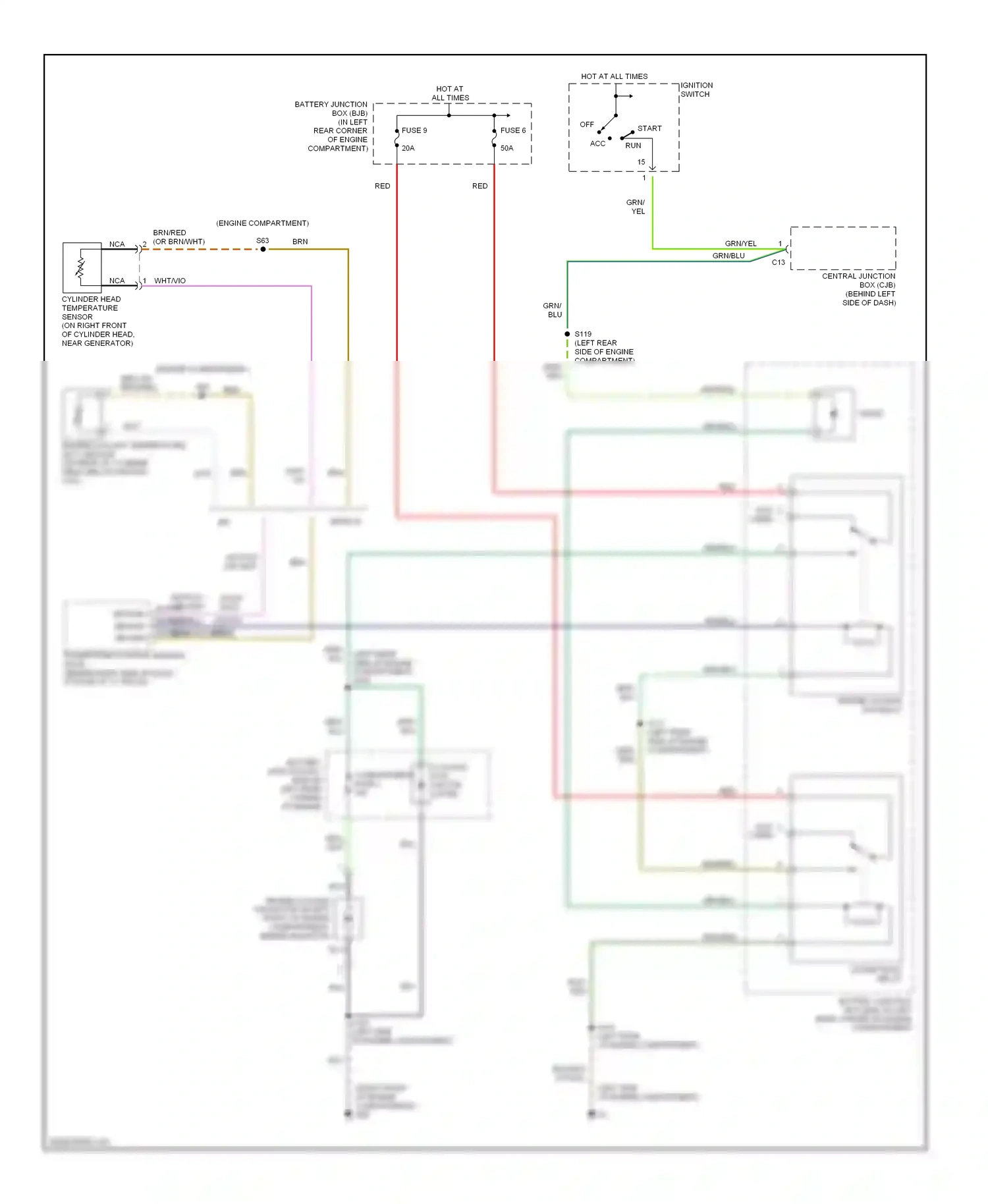 Wiring diagram brn (or for Ford Focus I (1998-2004) (1 of 1)