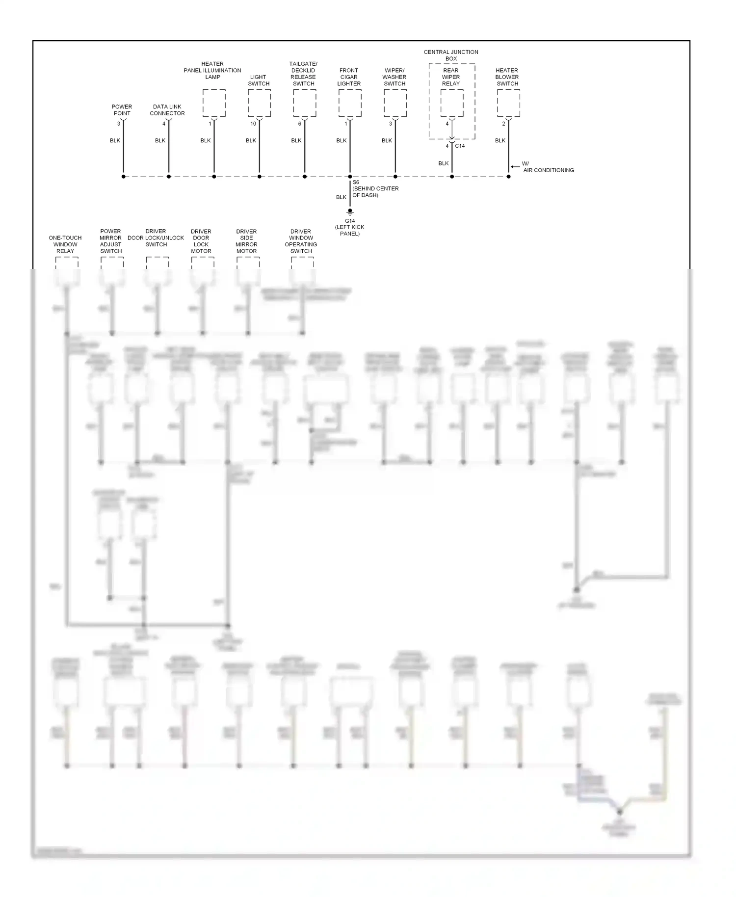Ford Focus I (1998-2004) nca wiring diagram  (13 of 24)