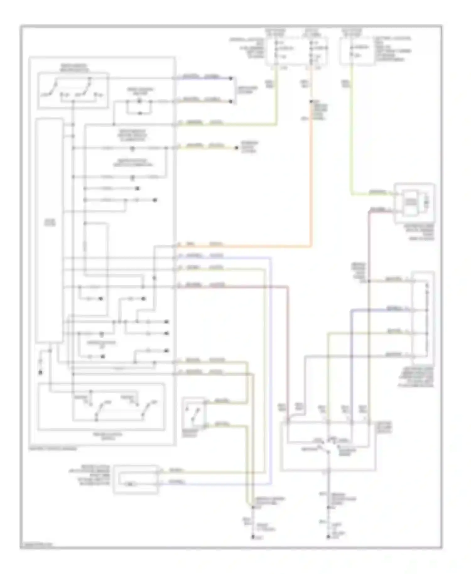 Wiring diagram neutral maximum speed for Ford Focus I (1998-2004) (1 of 1)