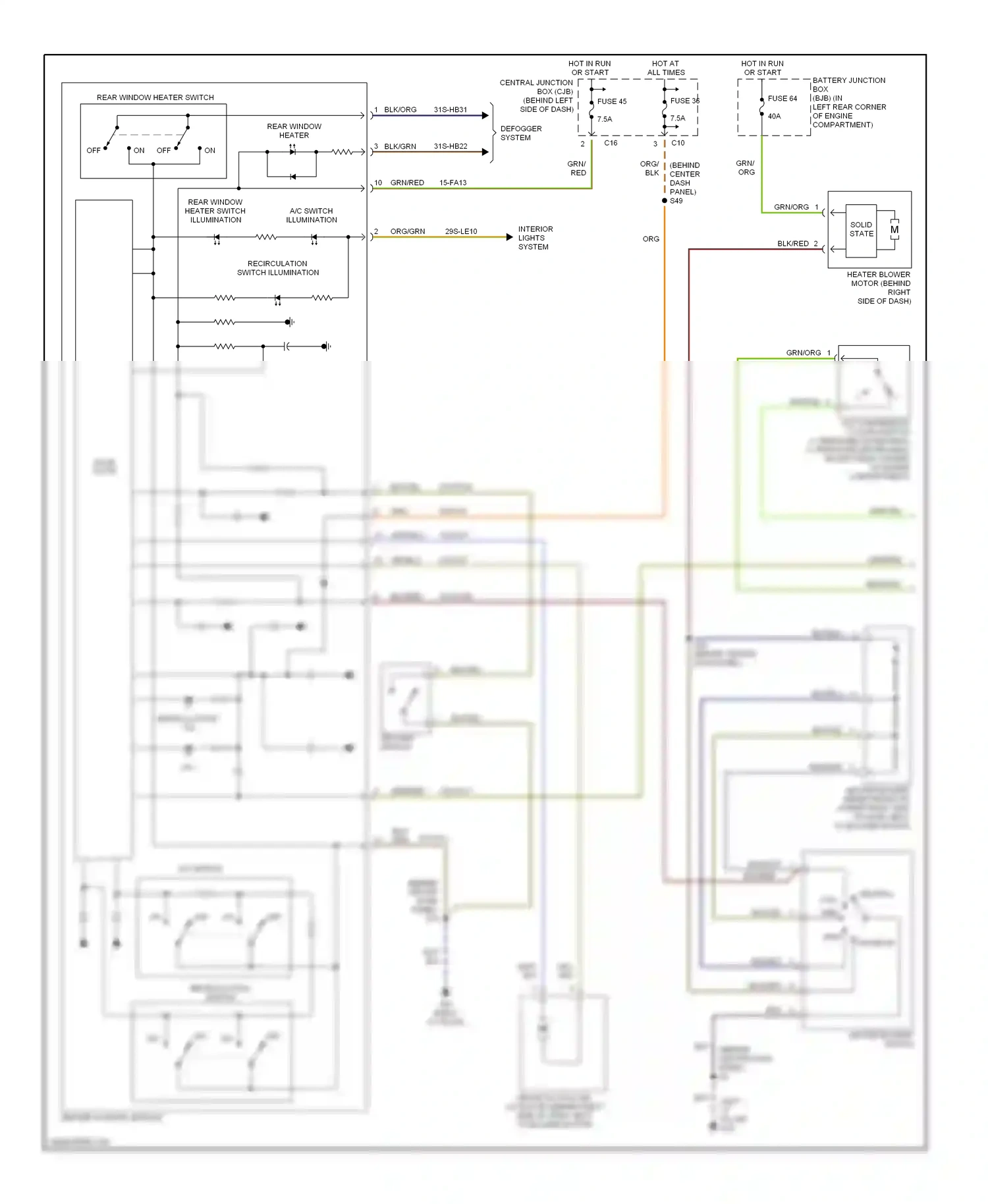Ford Focus I (1998-2004) off wiring diagram  (7 of 15)