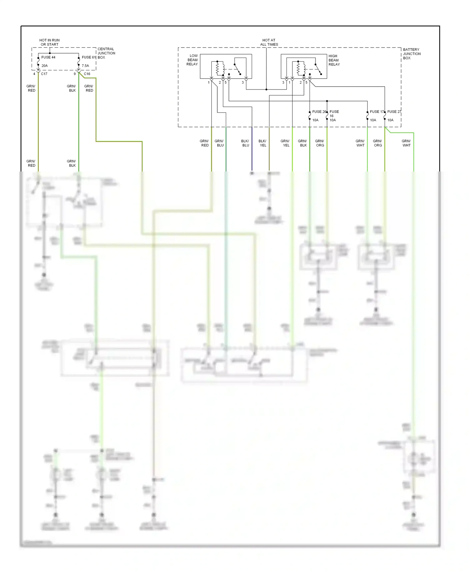 Ford Focus I (1998-2004) off wiring diagram  (12 of 15)