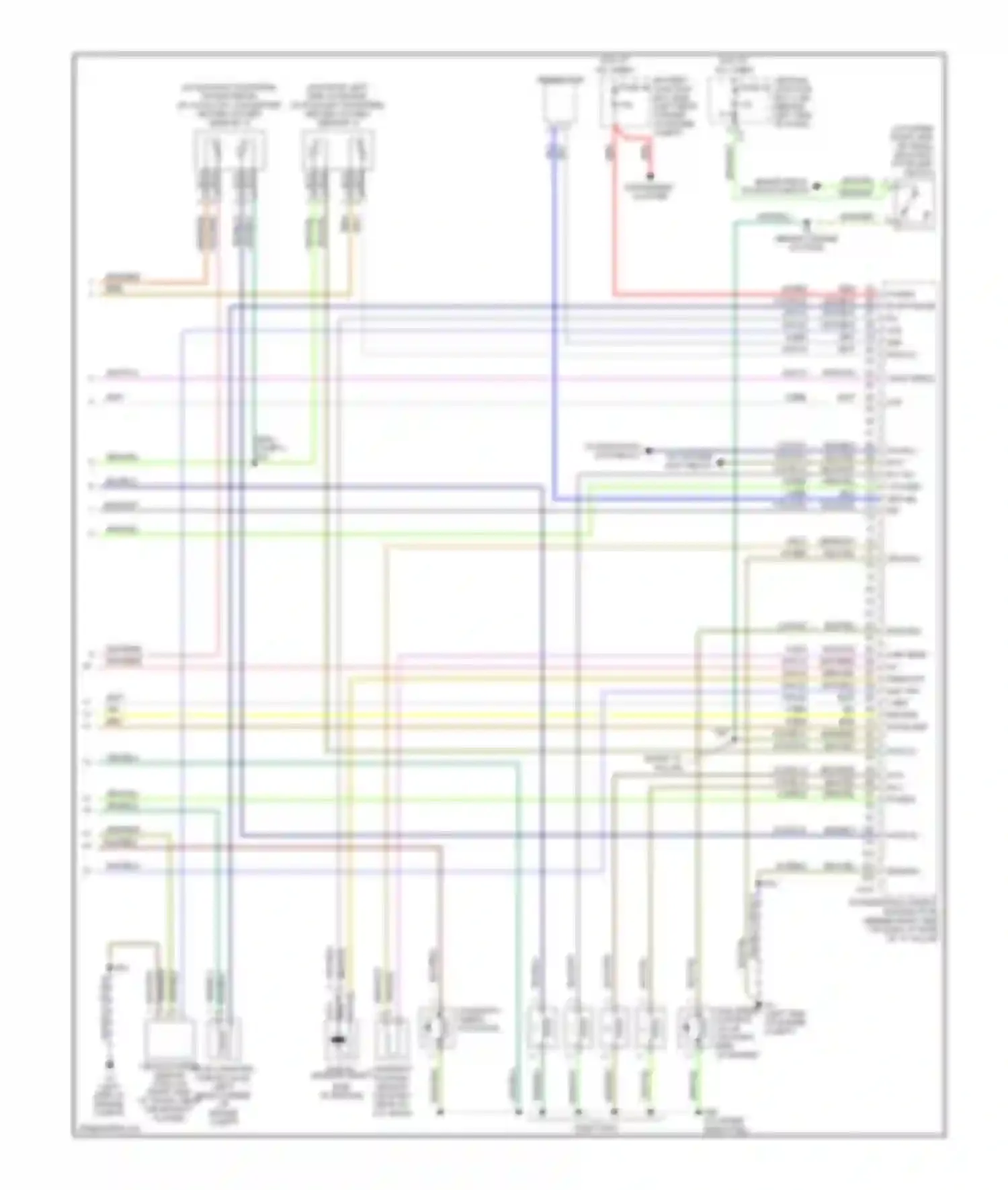 Wiring diagram wht/blk for Ford Focus I (1998-2004) (20 of 24)