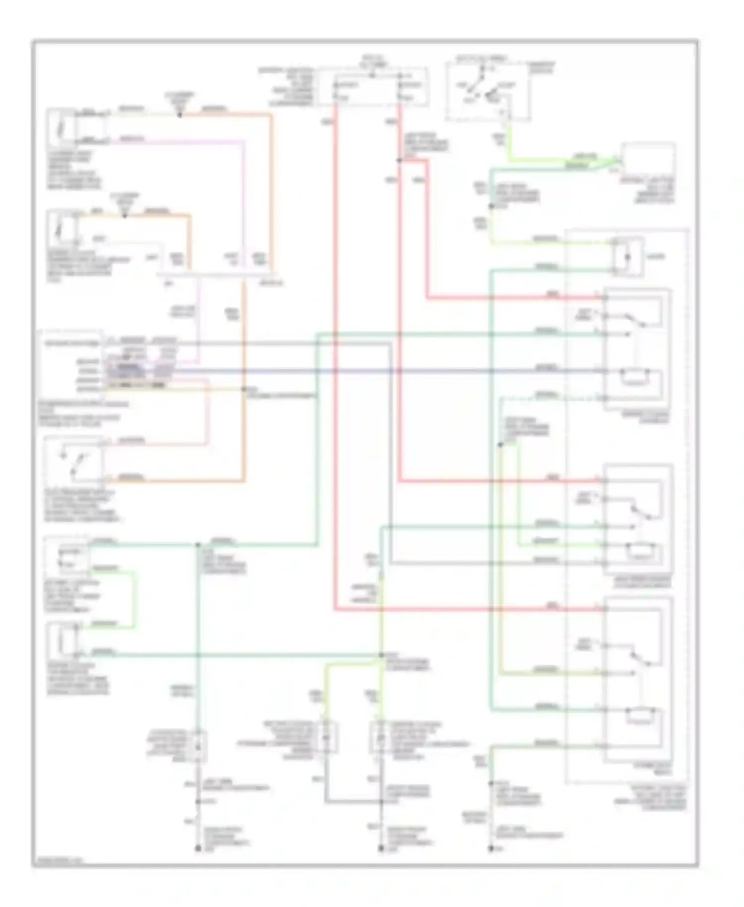 Wiring diagram zetec-e for Ford Focus I (1998-2004) (1 of 2)