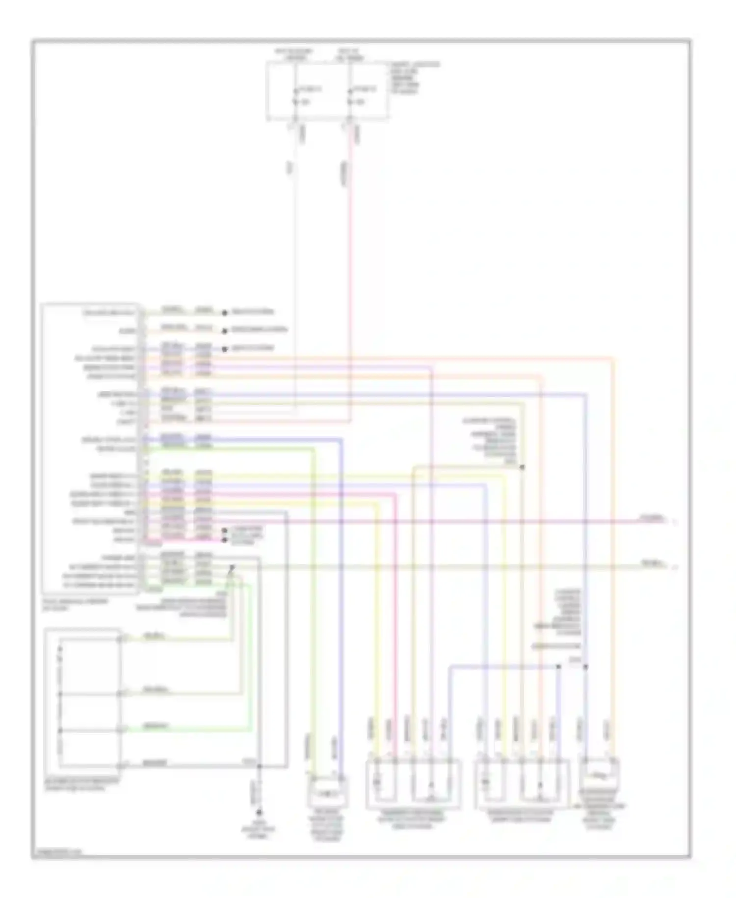 Focus Ford II facelift (2007-2011): Manual a/c circuit (1 of 2)