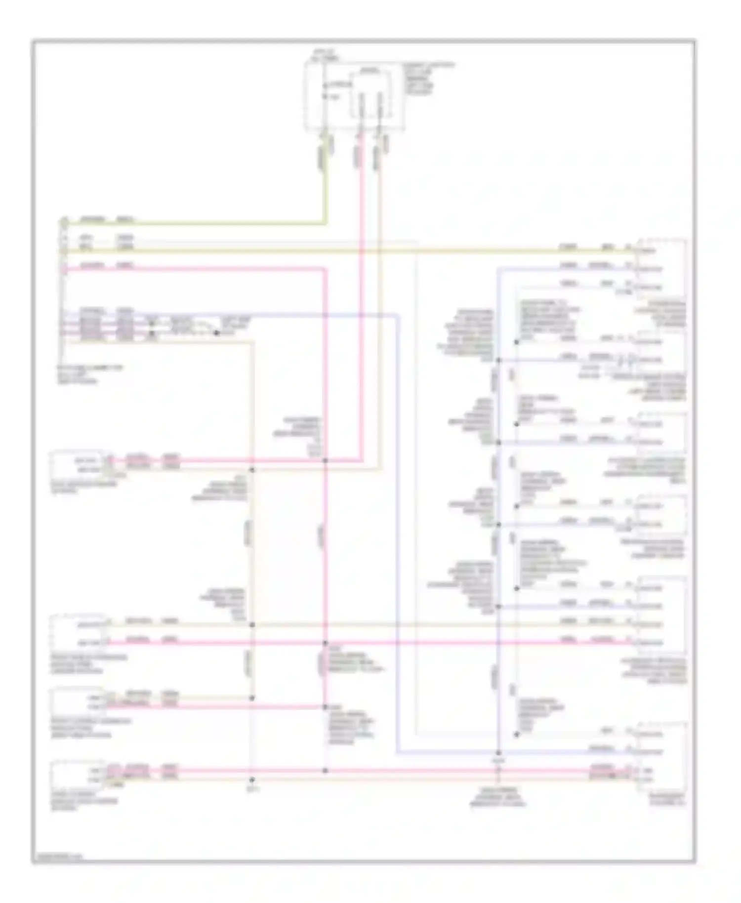 Focus Ford II facelift (2007-2011): Computer data lines circuit
