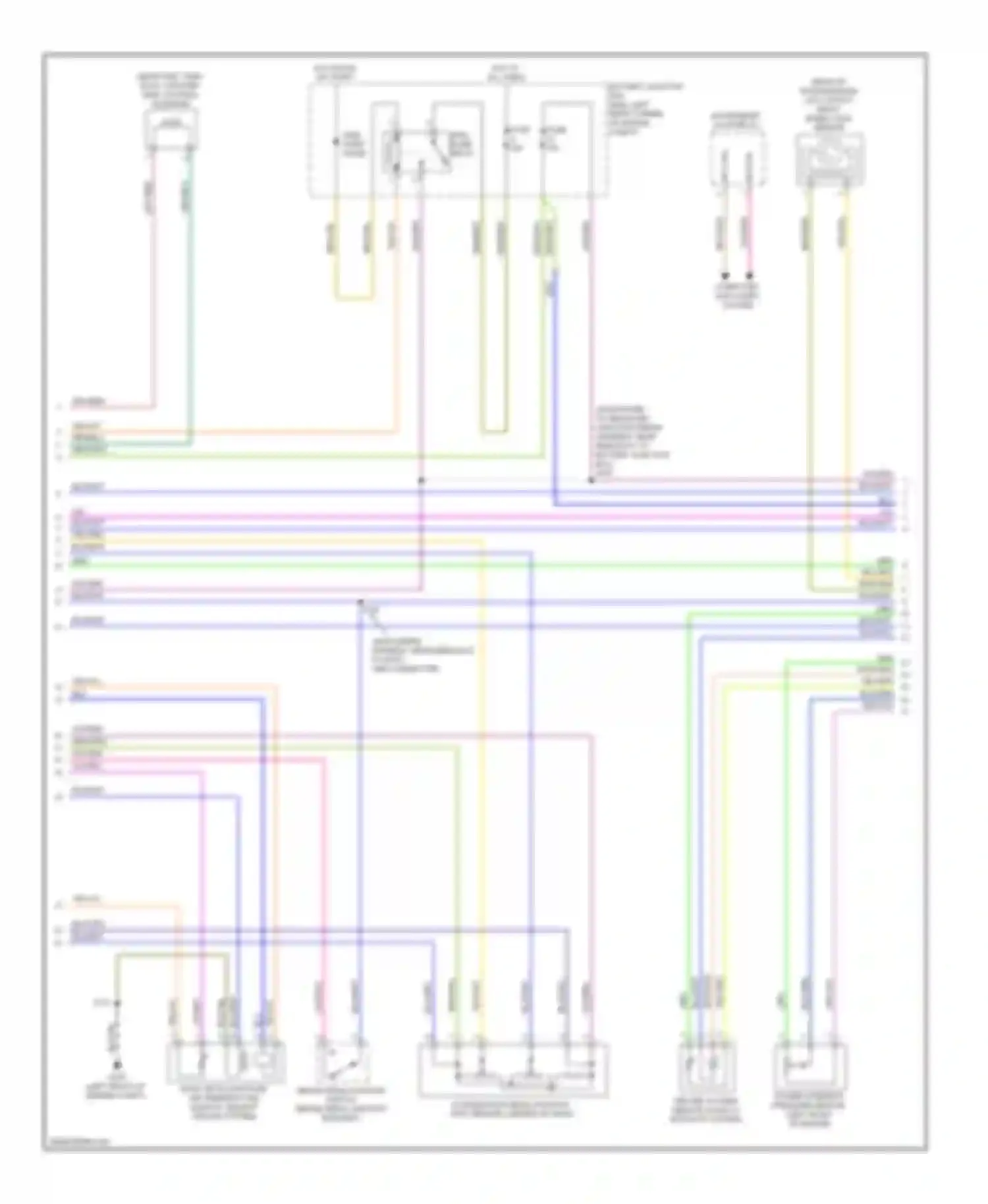 Focus Ford II facelift (2007-2011): Wiring diagram engine performance 2.0l (2 of 5)