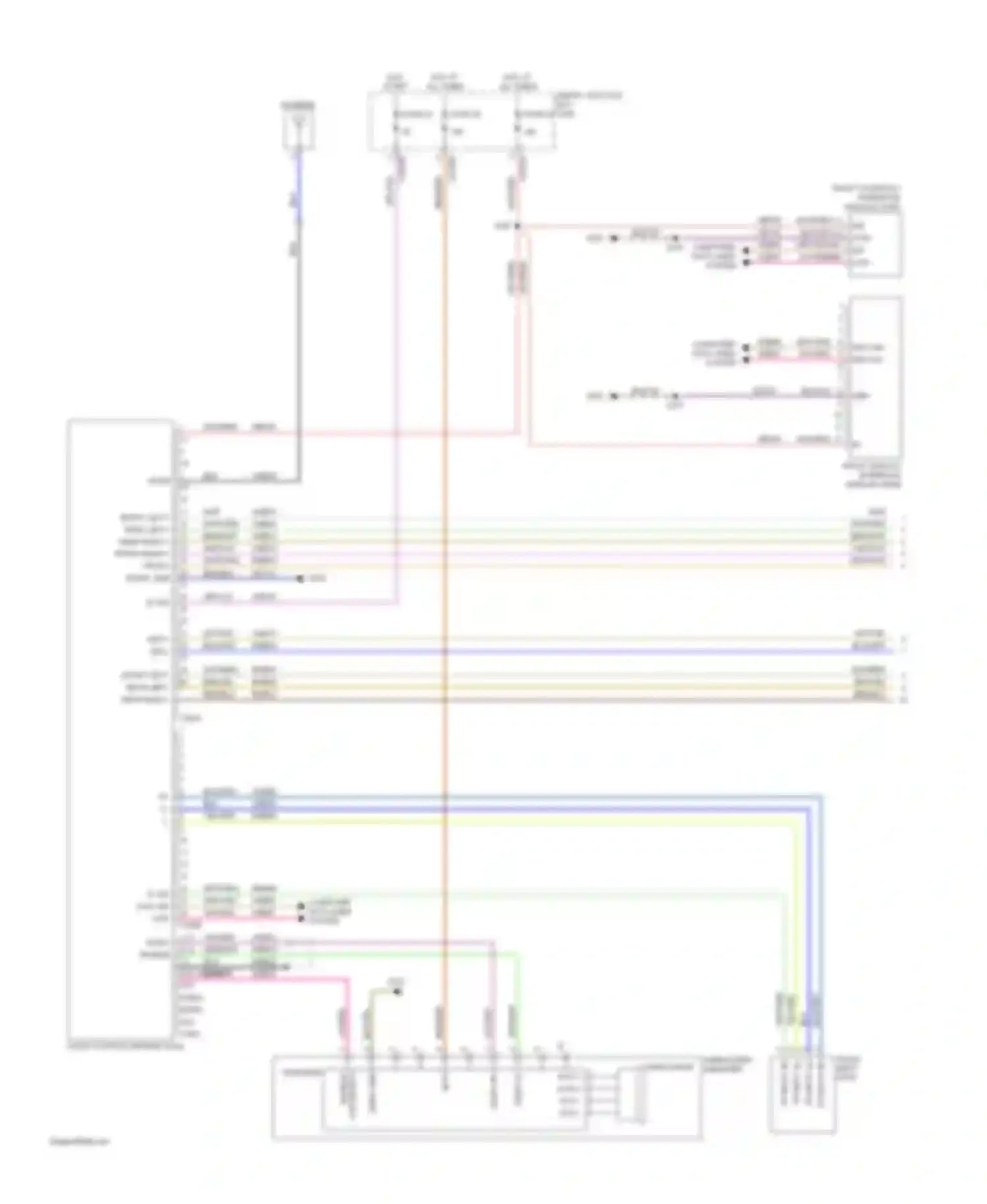 Focus Ford II facelift (2007-2011): Premium radio circuit (1 of 2)