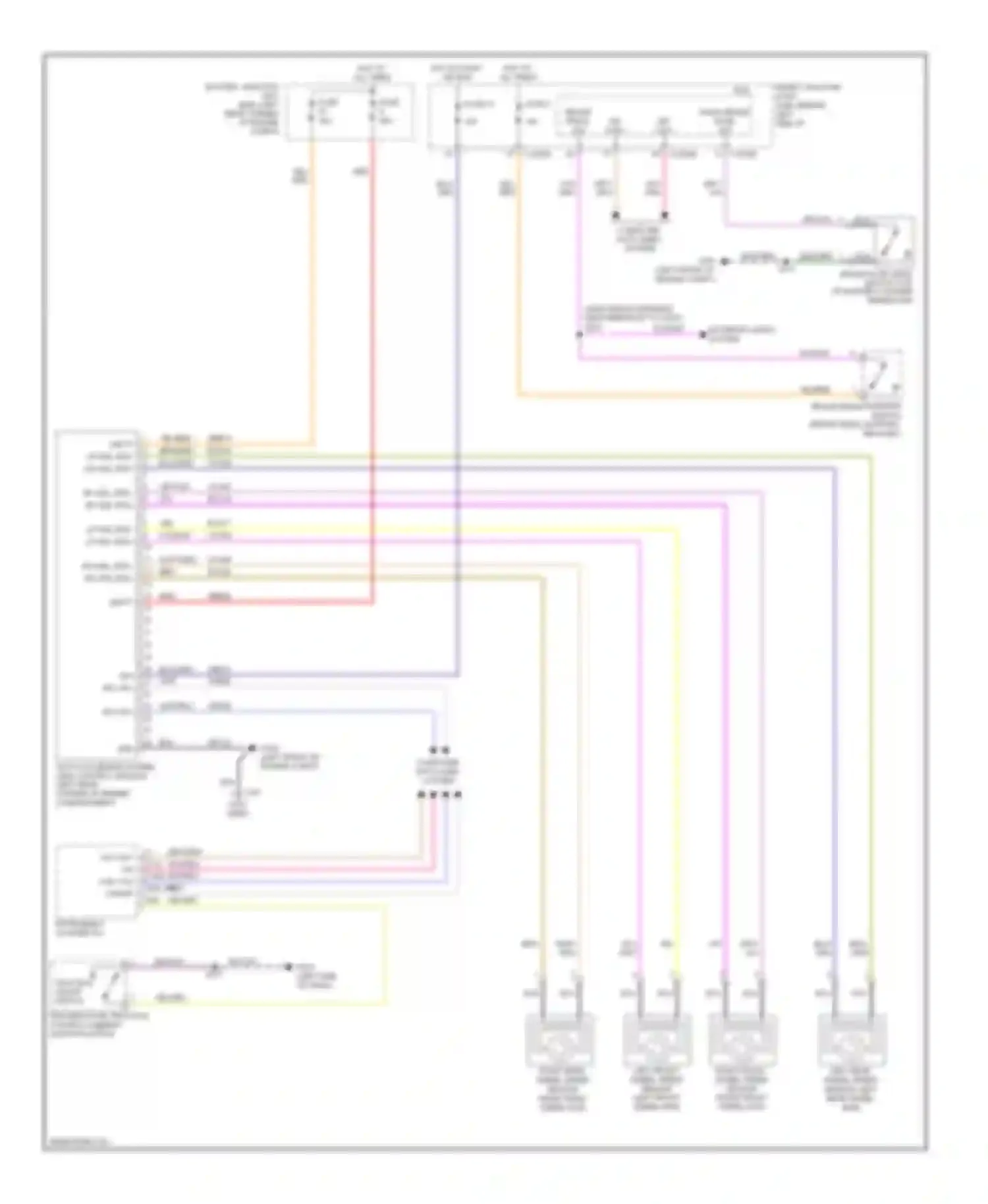 Wiring diagram blk/vio for Ford Focus II facelift (2007-2011) (2 of 25)