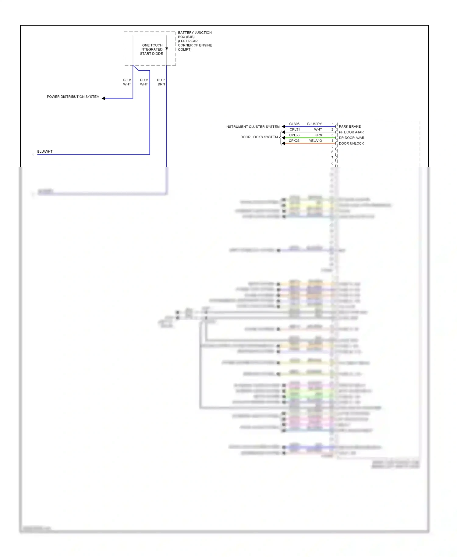 Wiring diagram brn for Ford Focus II facelift (2007-2011) (4 of 23)
