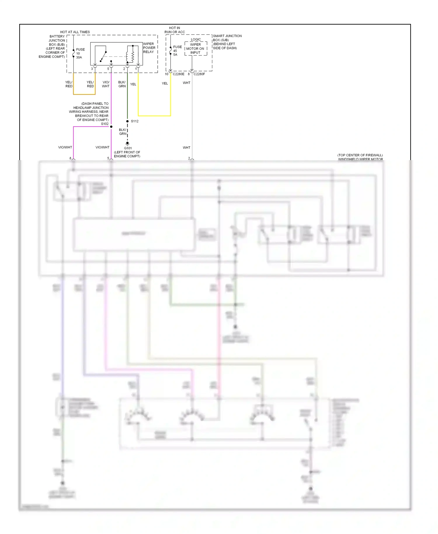 Wiring diagram brn for Ford Focus II facelift (2007-2011) (23 of 23)