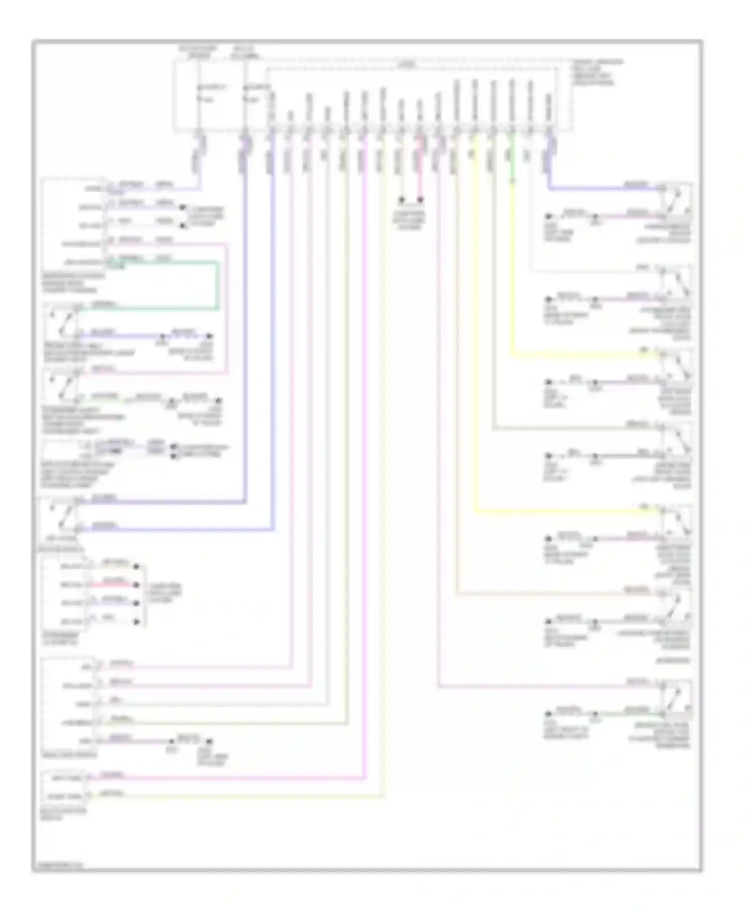 Wiring diagram key-in ign for Ford Focus II facelift (2007-2011) (2 of 2)