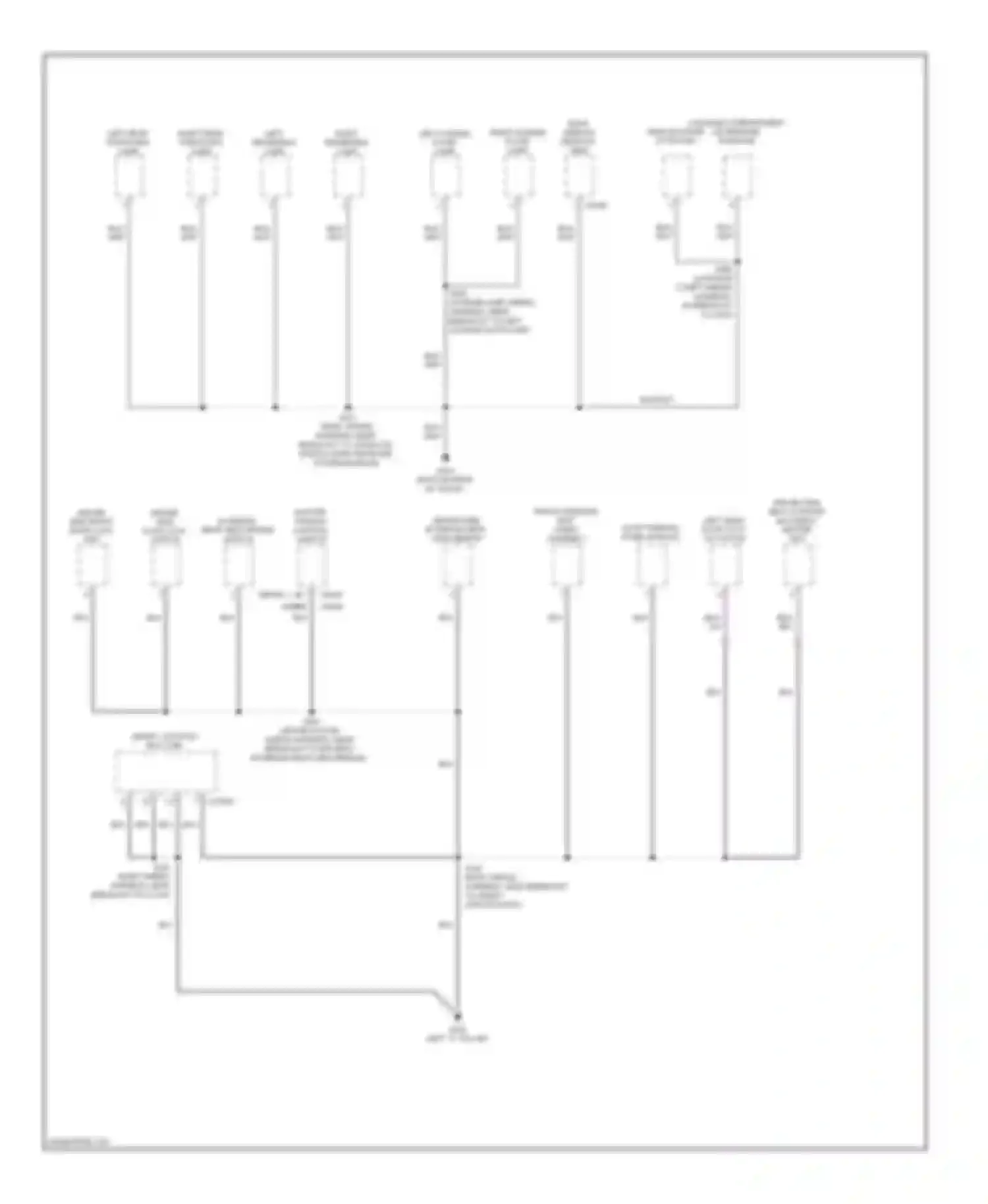 Wiring diagram master window control switch for Ford Focus II facelift (2007-2011) (1 of 3)