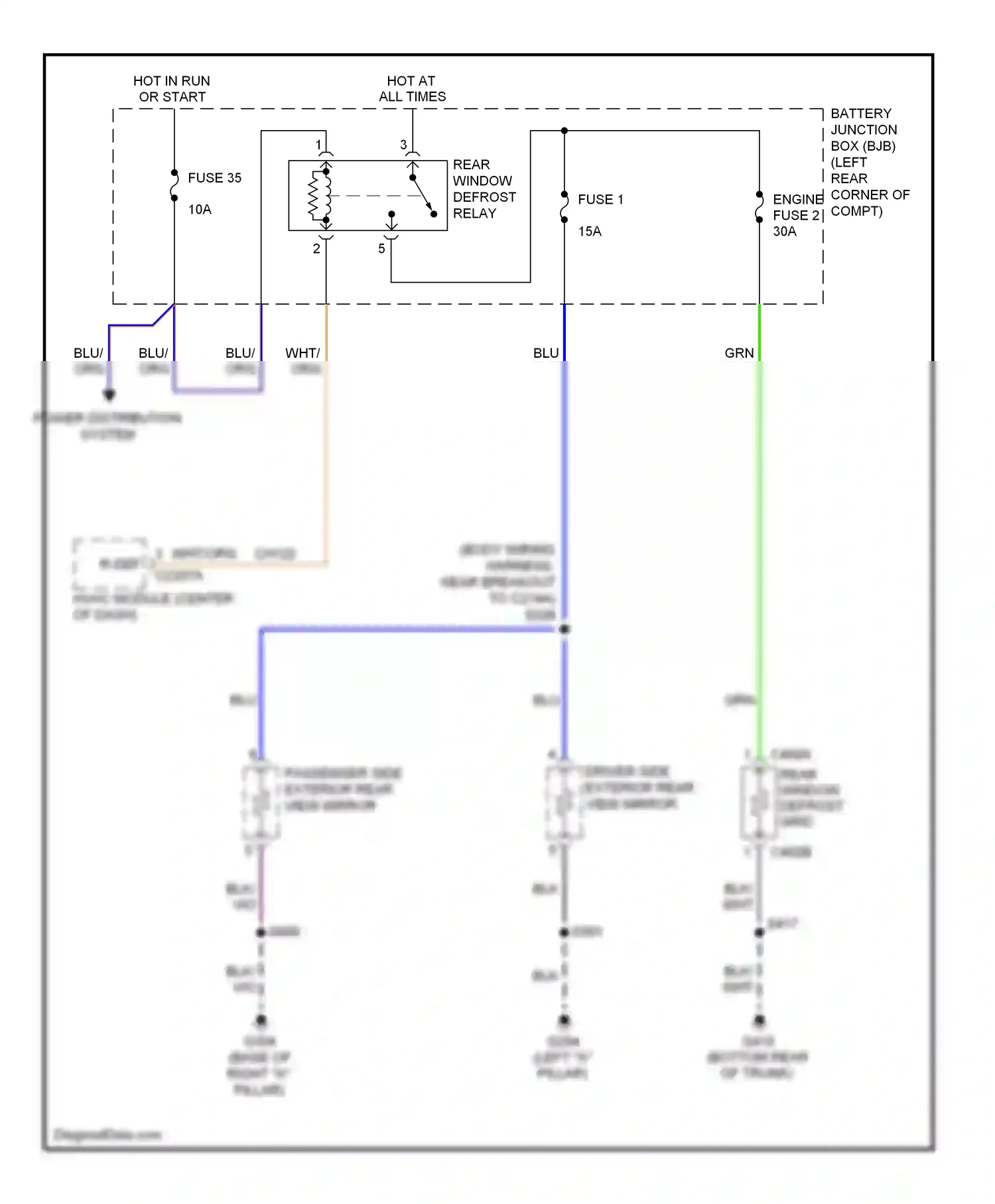 Wiring diagram vio for Ford Focus II facelift (2007-2011) (6 of 27)