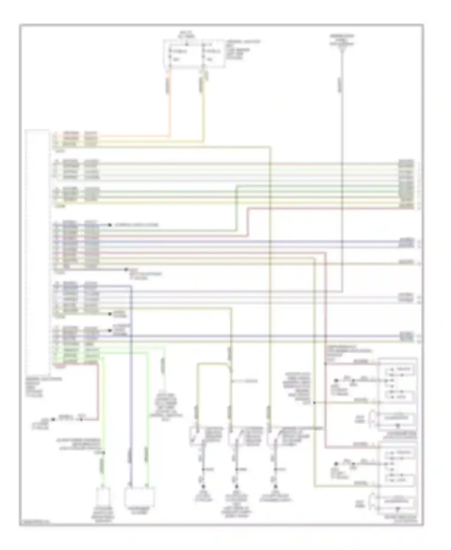 Focus Ford II (2005-2008): Forced entry circuit (1 of 2)