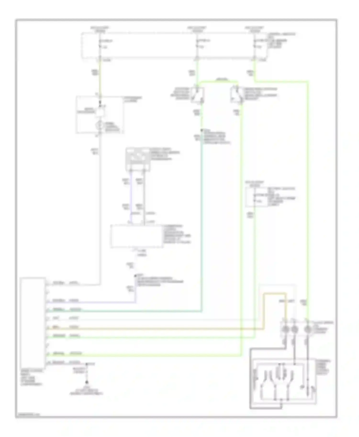 Focus Ford II (2005-2008): Cruise control circuit, a/t