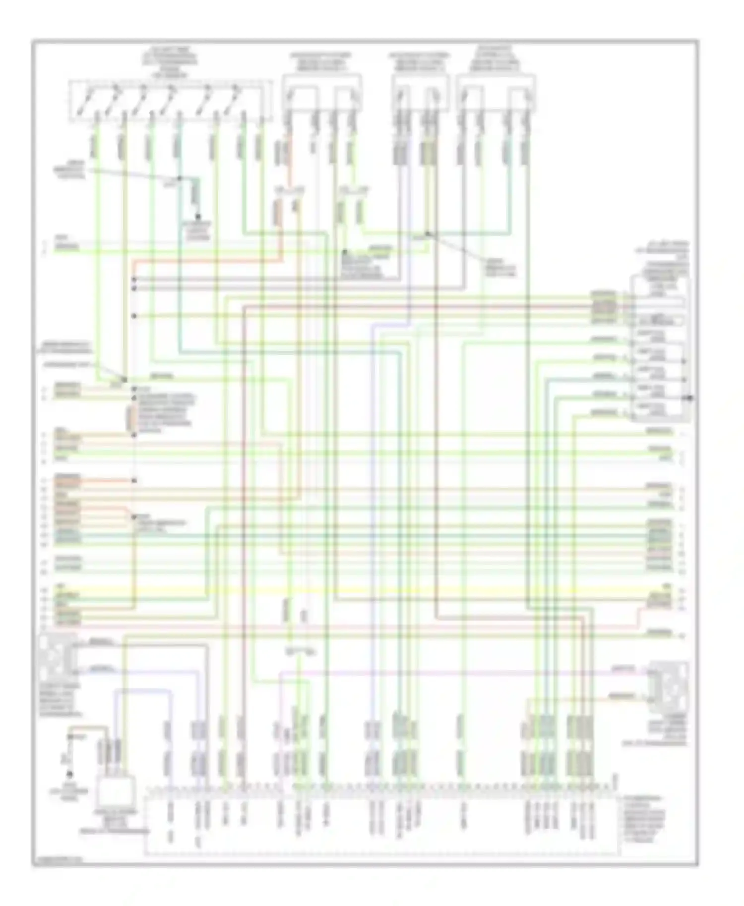 Focus Ford II (2005-2008): Wiring diagram engine performance engine performance circuit, early production (3 of 4)