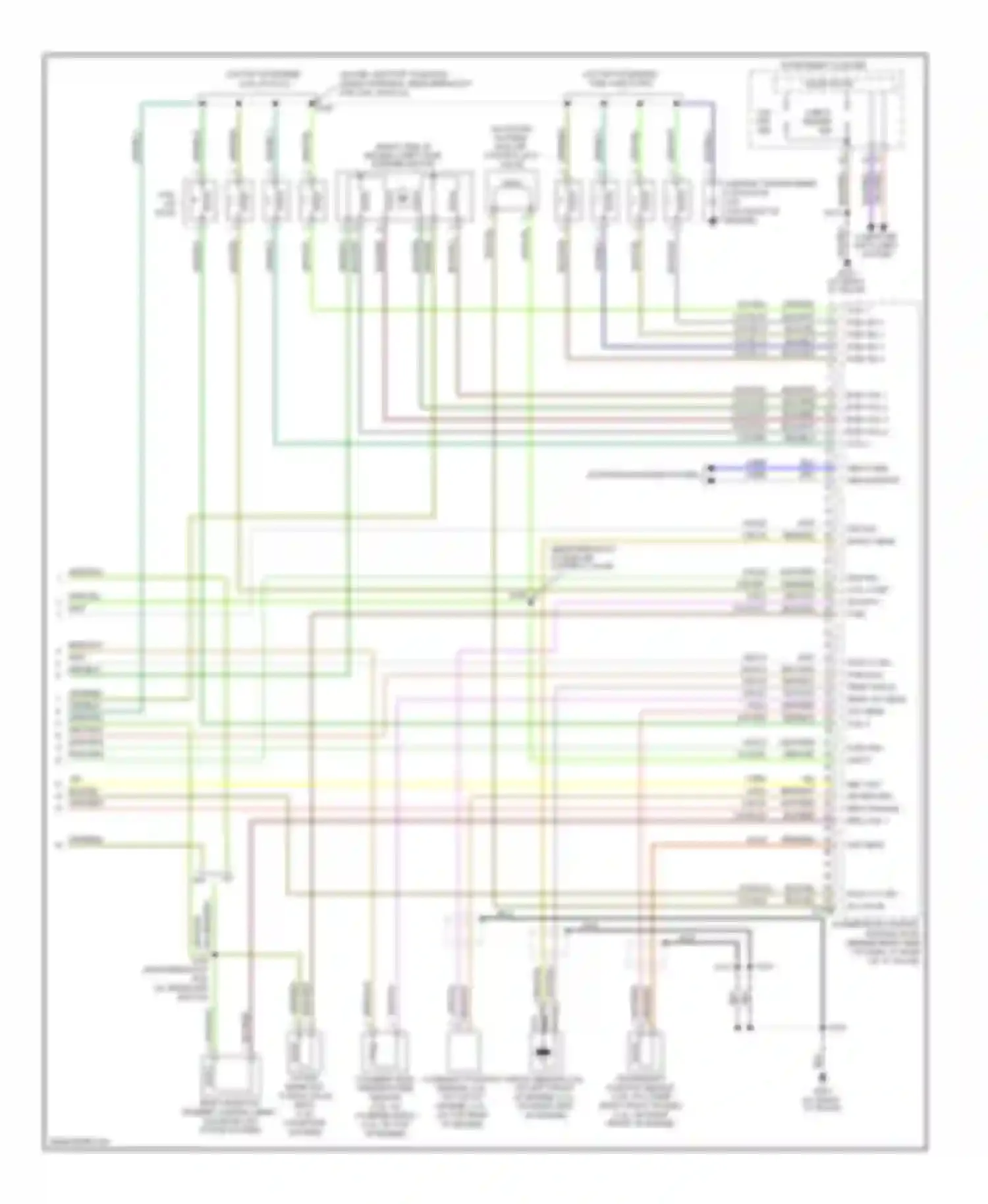 Focus Ford II (2005-2008): Wiring diagram engine performance engine performance circuit, early production (4 of 4)