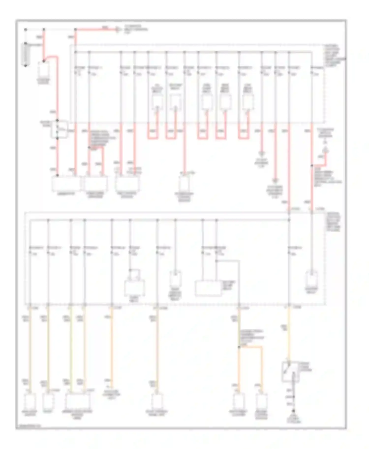 Wiring diagram abs control module for Ford Focus II (2005-2008) (3 of 4)