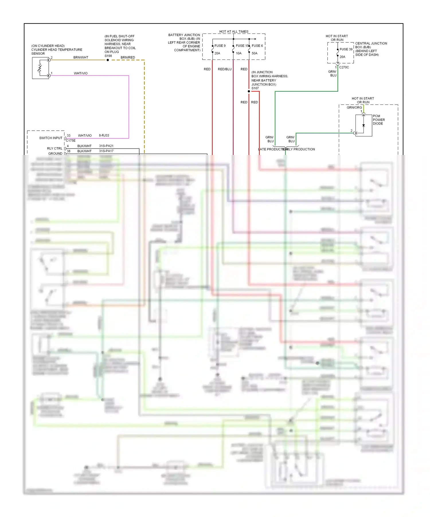 Wiring diagram blu for Ford Focus II (2005-2008) (10 of 49)