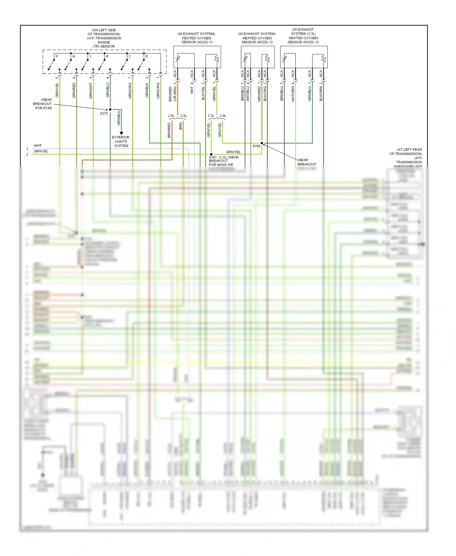 Wiring diagram brn/grn for Ford Focus II (2005-2008) (6 of 8)