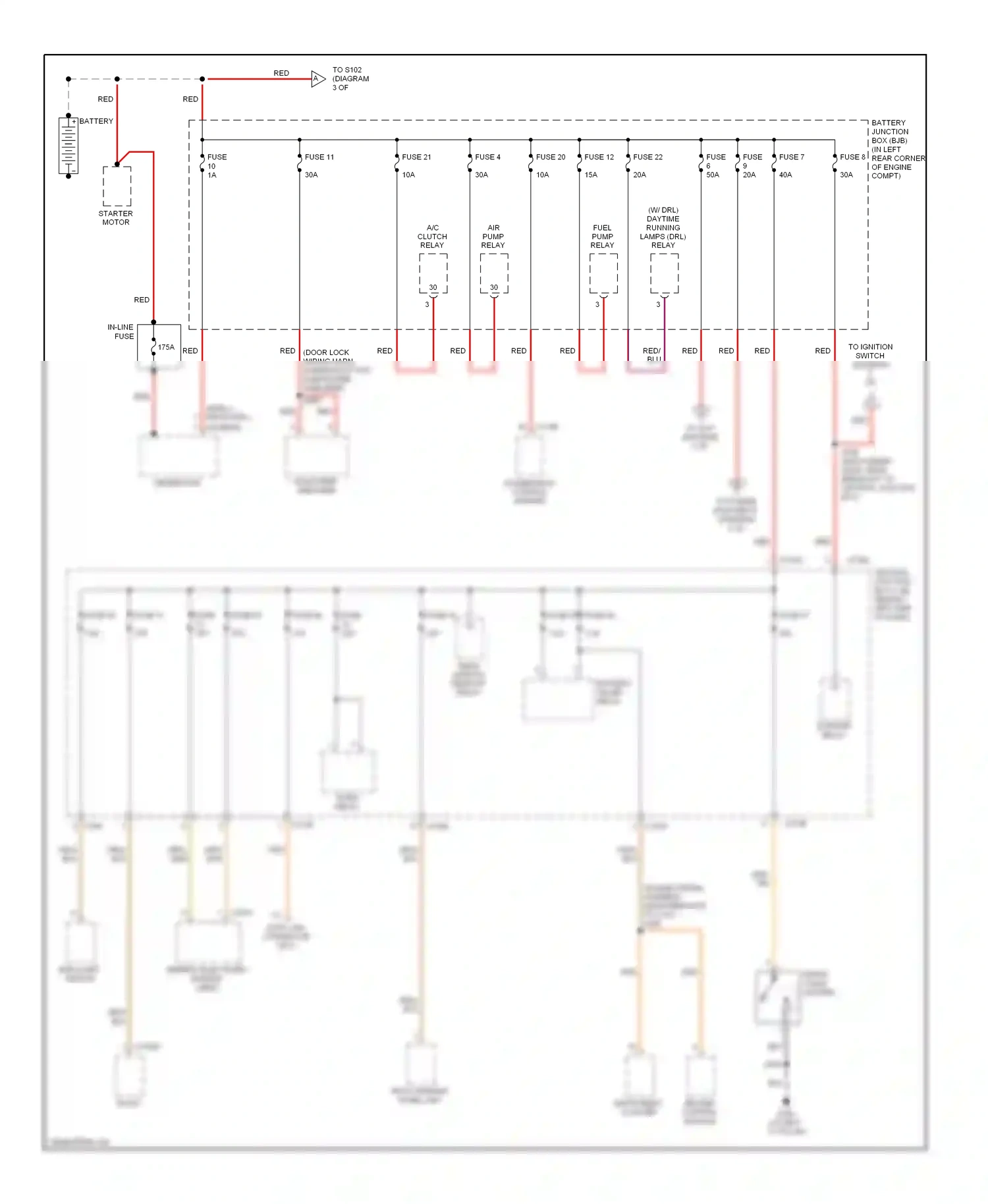 Ford Focus II (2005-2008) generic electronic module (gem) wiring diagram  (2 of 3)