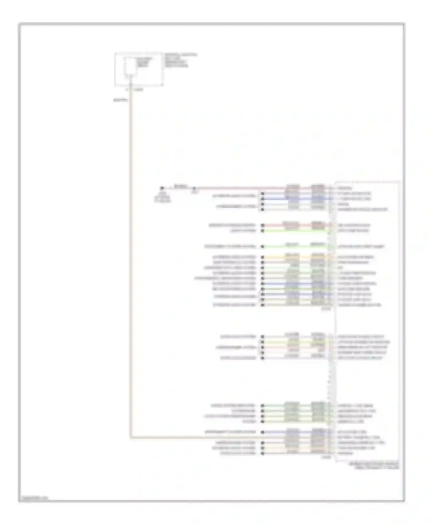 Wiring diagram horn rly ctrl rear win defrost rly ctrl release sw in rear wiper rly ctrl for Ford Focus II (2005-2008) (1 of 1)