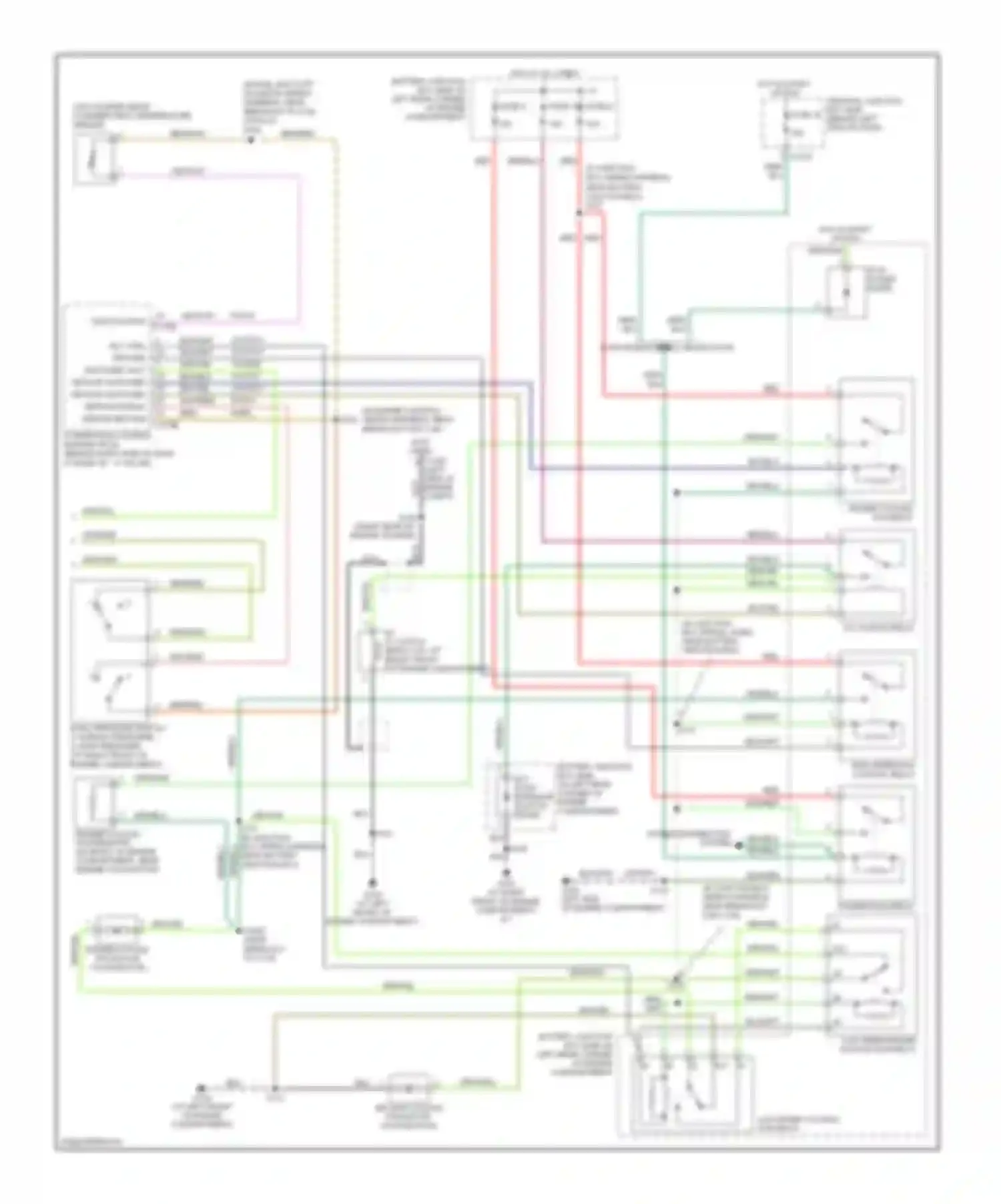Wiring diagram hot in start or run for Ford Focus II (2005-2008) (8 of 29)