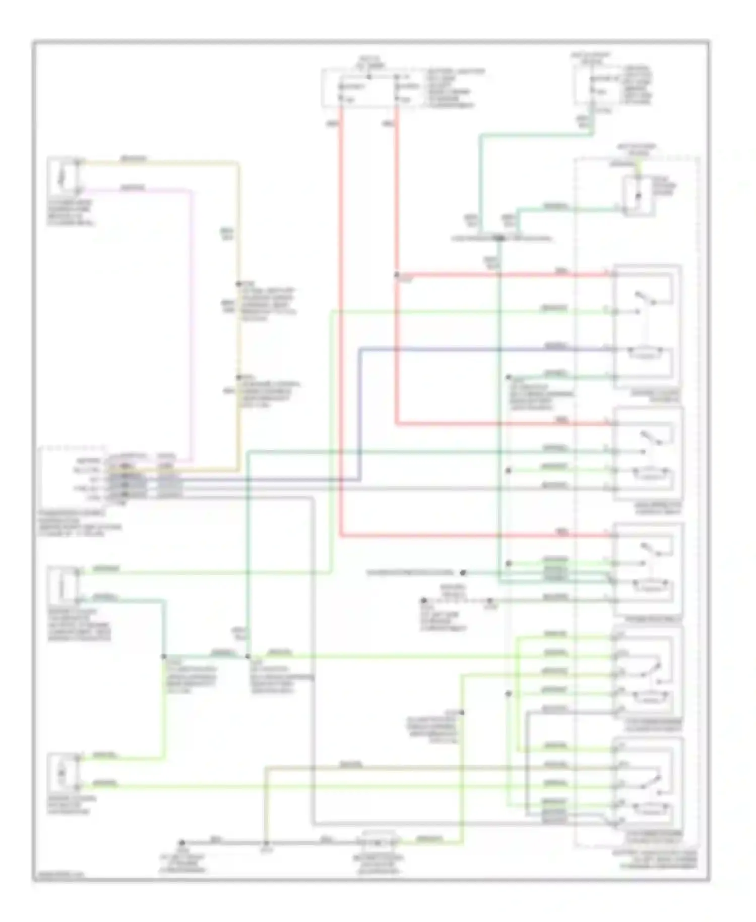Wiring diagram low speed engine cooling fan relay a for Ford Focus II (2005-2008) (1 of 2)