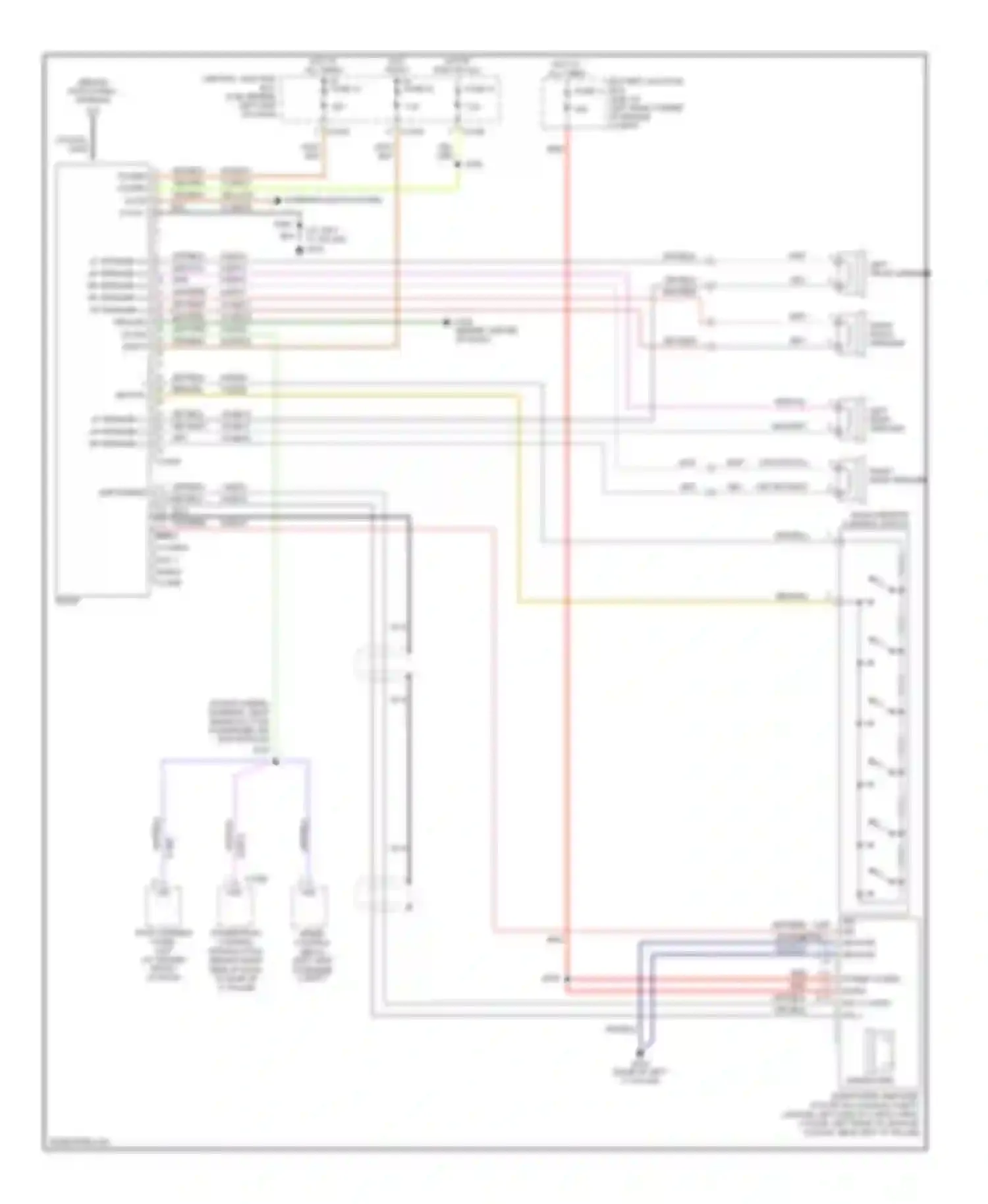Wiring diagram red for Ford Focus II (2005-2008) (39 of 50)