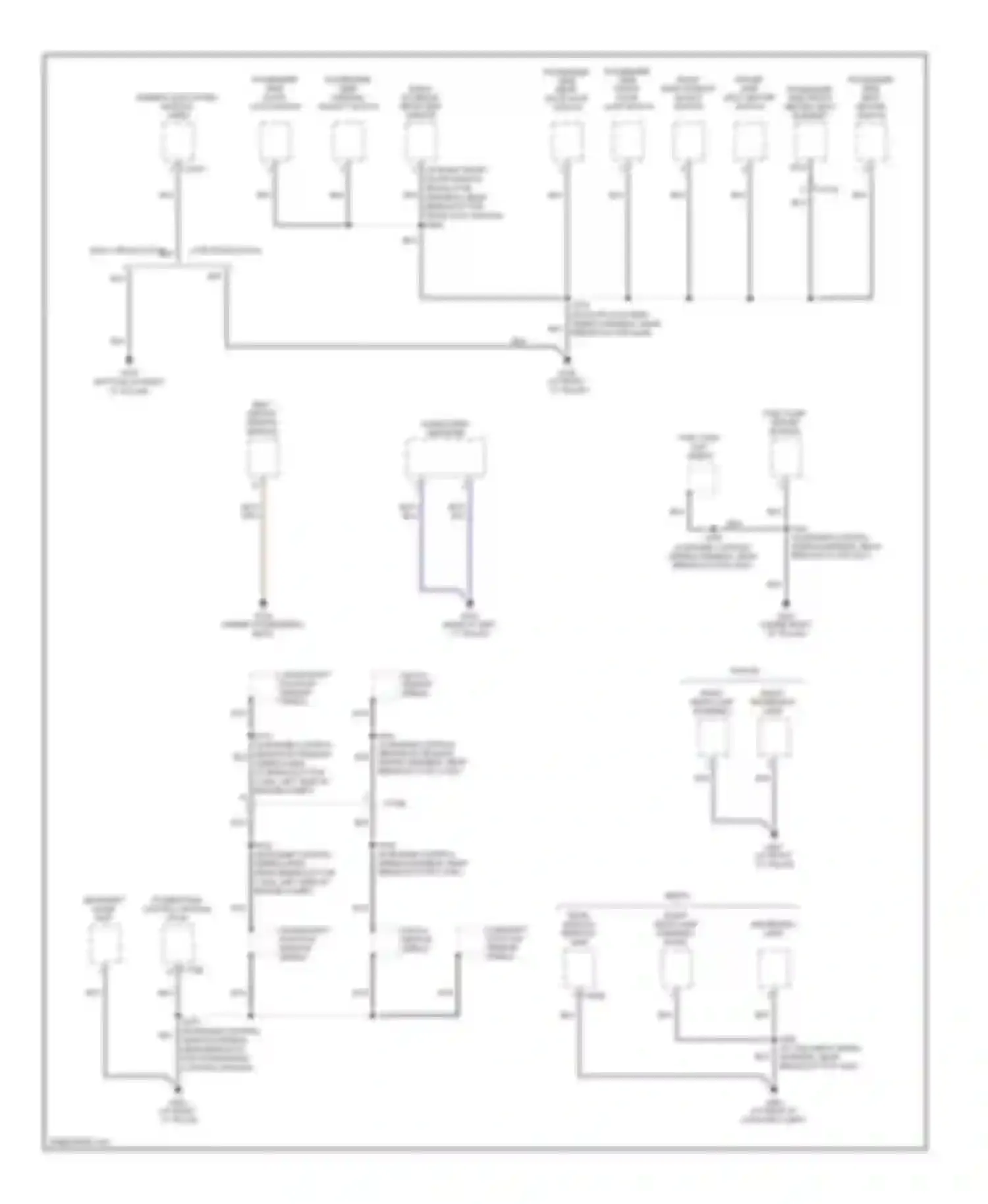 Wiring diagram right rear lamp assembly right reversing lamp for Ford Focus II (2005-2008) (1 of 1)