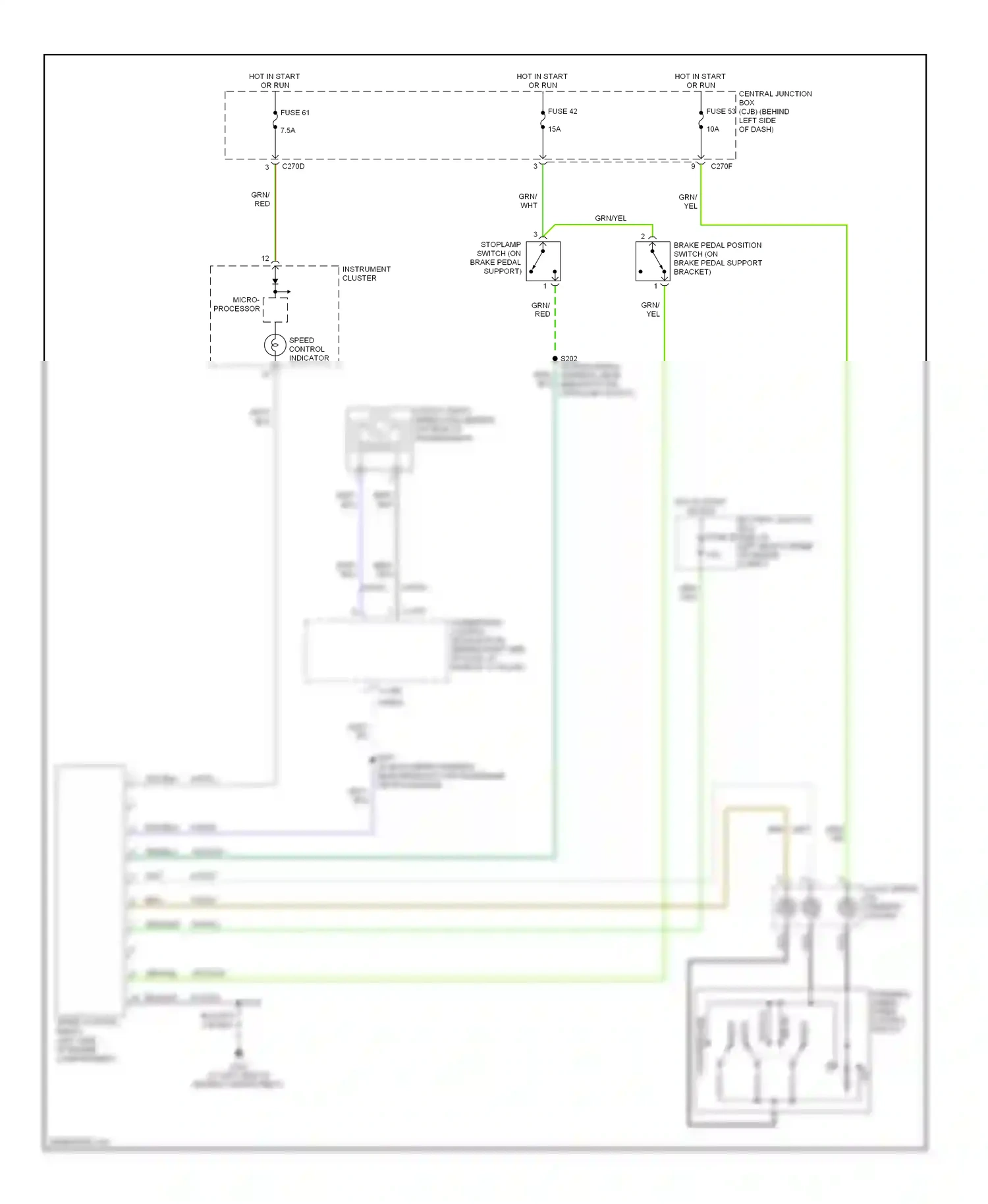 Wiring diagram wht/blu for Ford Focus II (2005-2008) (4 of 14)