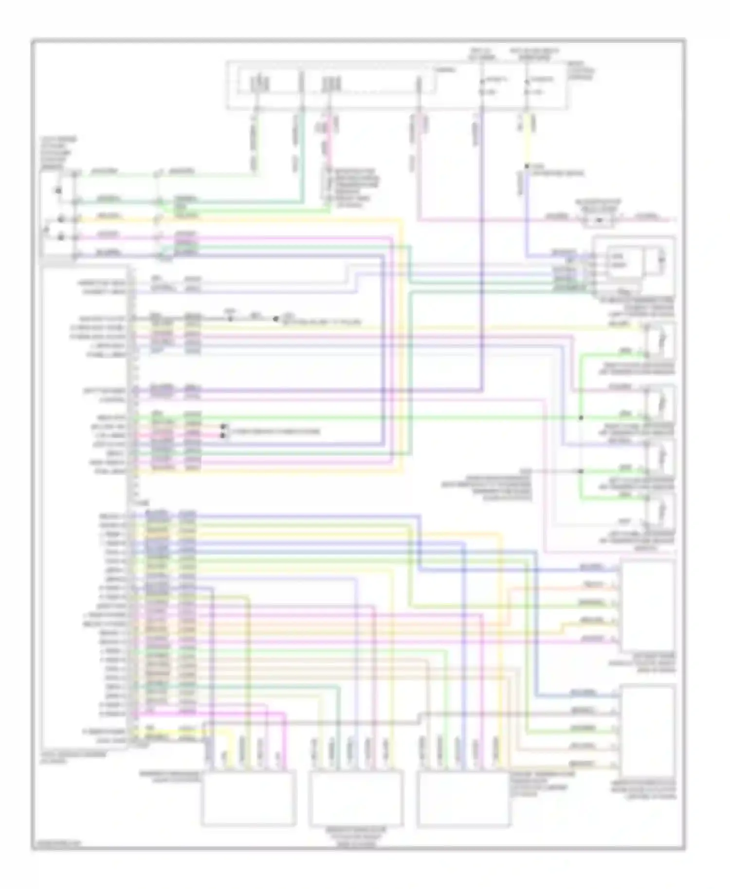 Focus Ford III (2011-2015): Automatic a/c circuit, except electric (1 of 2)