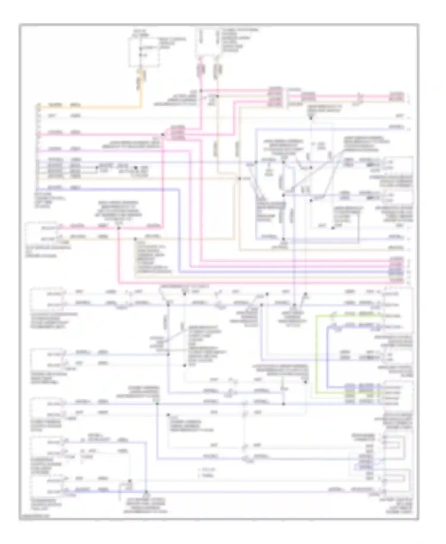 Focus Ford III (2011-2015): Computer data lines circuit, except electric (1 of 2)