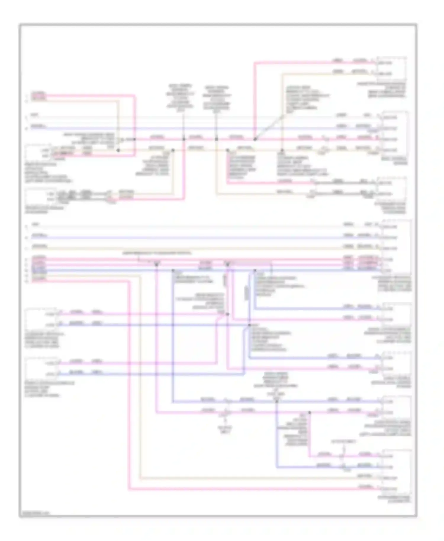 Focus Ford III (2011-2015): Computer data lines circuit, except electric (2 of 2)