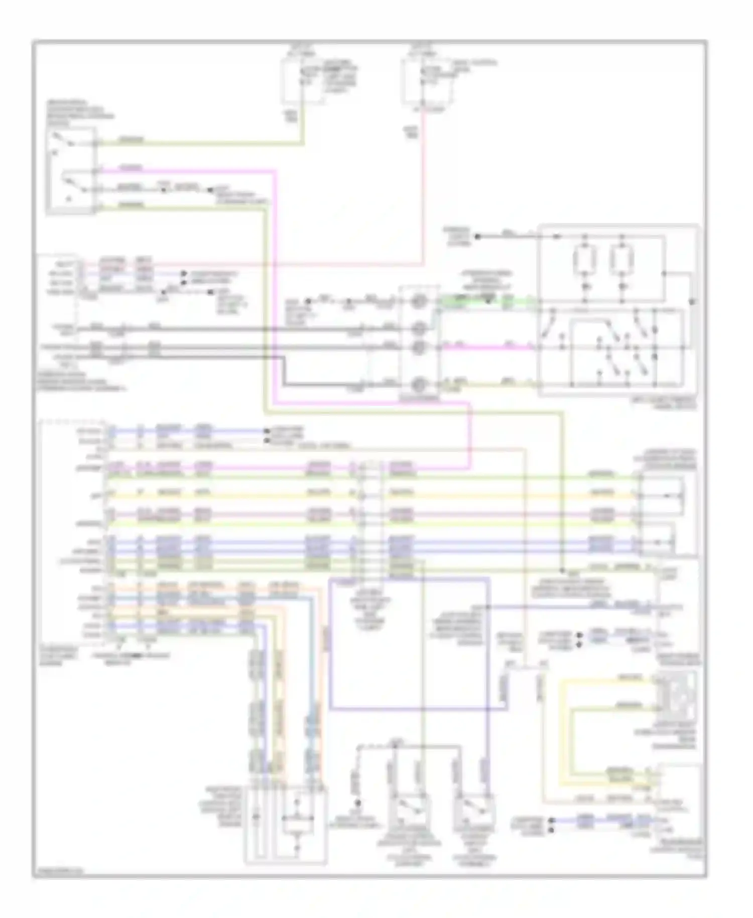Focus Ford III (2011-2015): Cruise control circuit, except electric