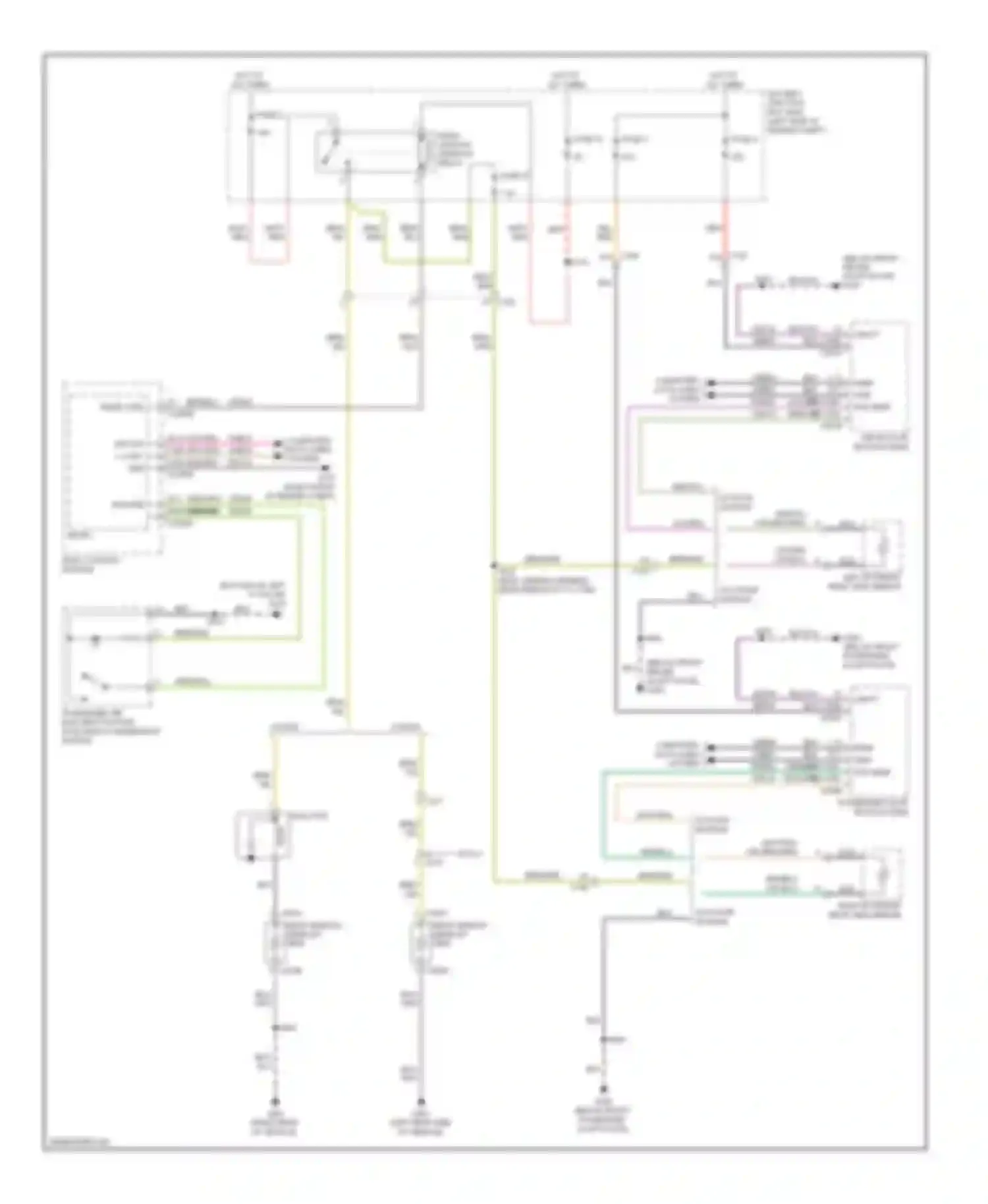 Focus Ford III (2011-2015): Defoggers circuit, except electric
