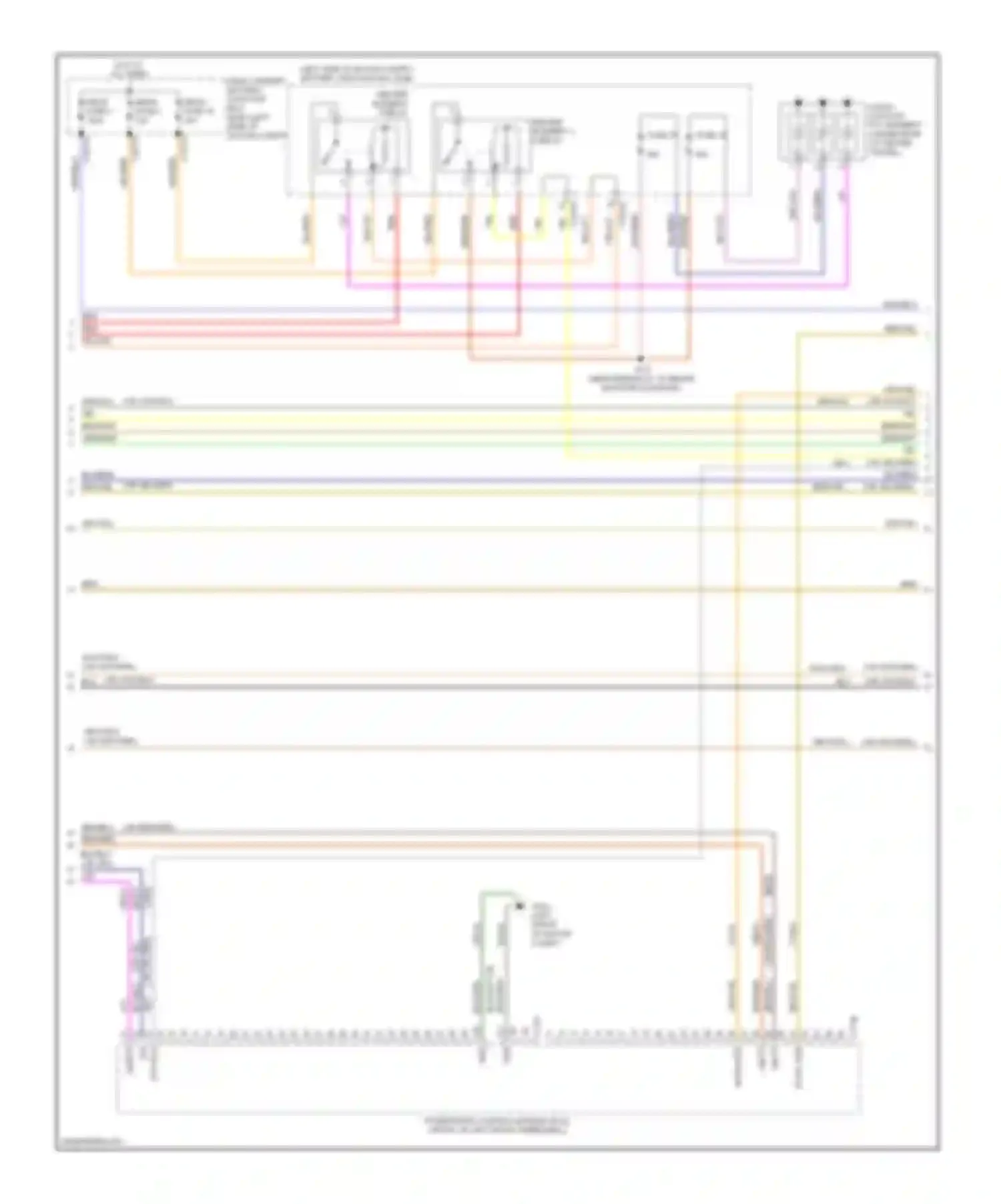 Focus Ford III (2011-2015): Wiring diagram engine performance electric (3 of 7)