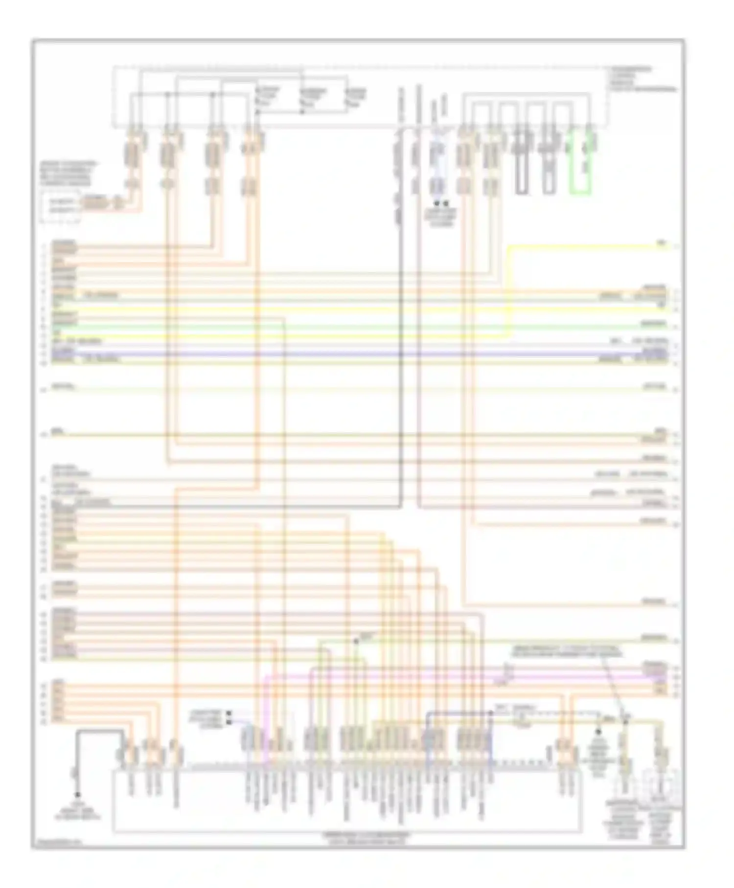 Focus Ford III (2011-2015): Wiring diagram engine performance electric (5 of 7)