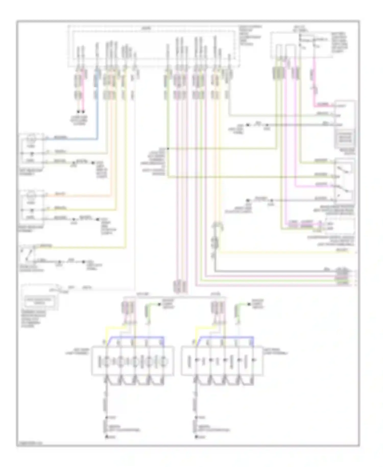 Focus Ford III (2011-2015): Exterior lamps circuit, electric (1 of 2)
